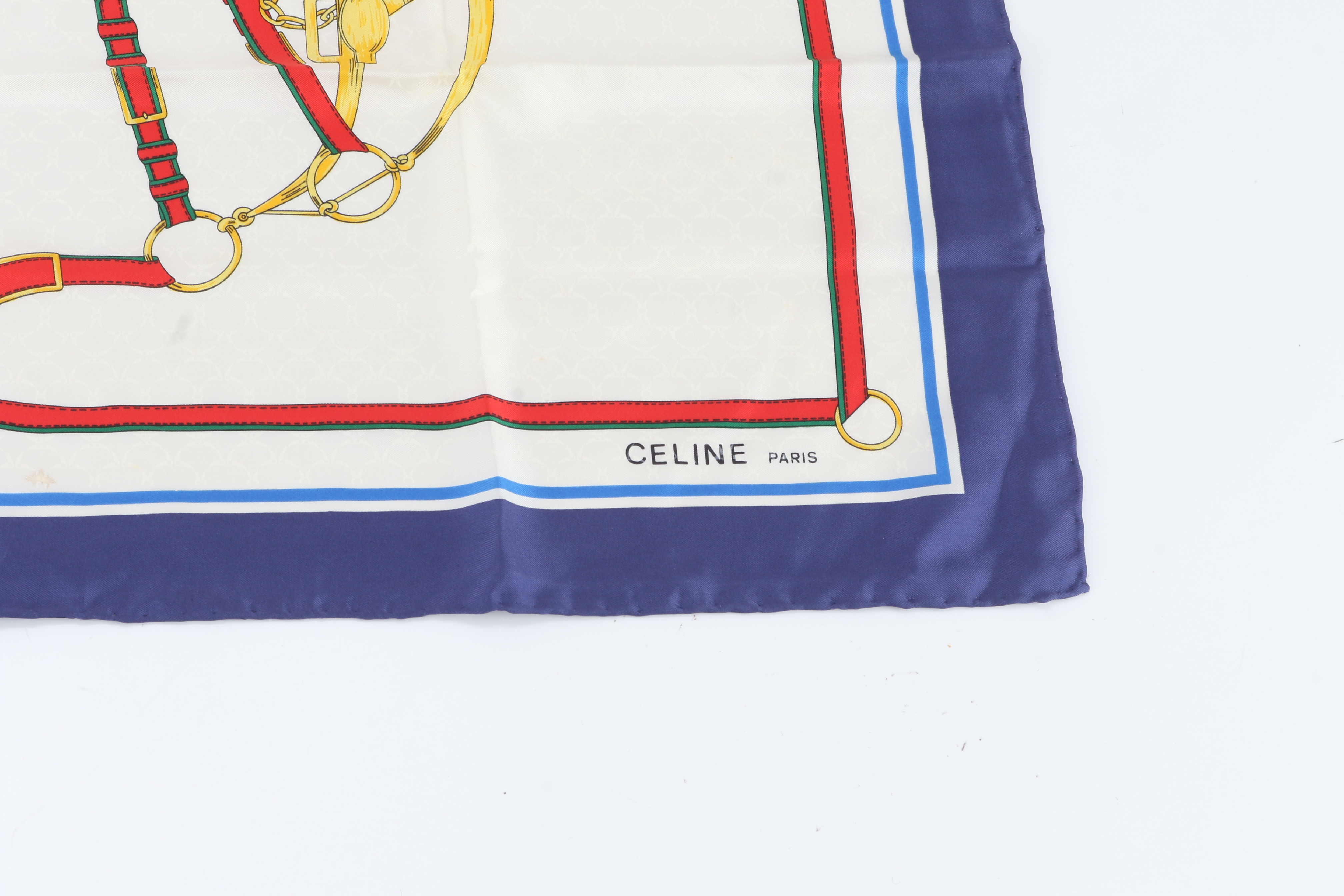 tagged 100% silk scarf, equestrian equipment, and other accessories. — view 5