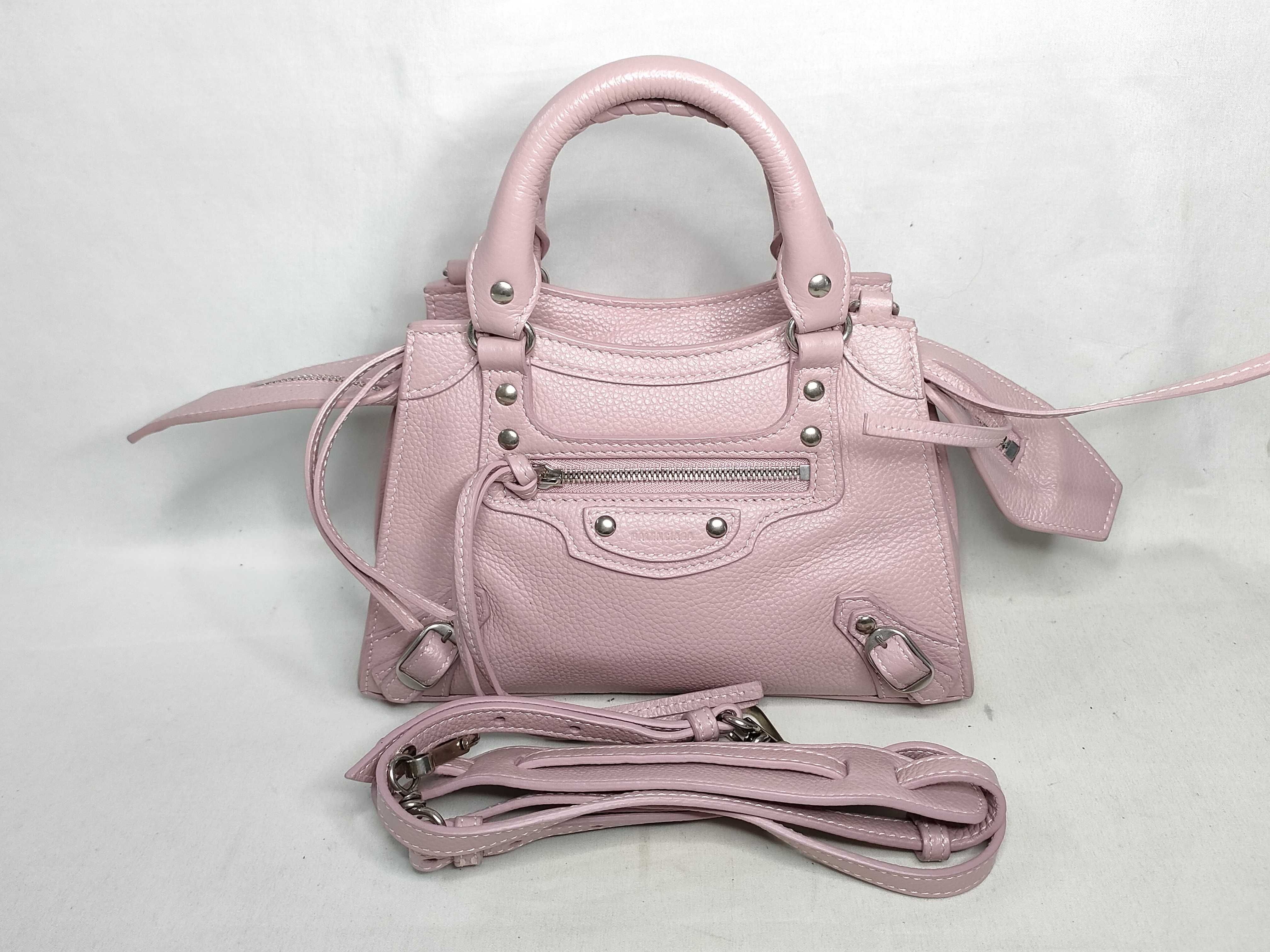 ID- Mini Neo Classic City Cow Skin 2 Way Handbag Pink 638524 Handbag