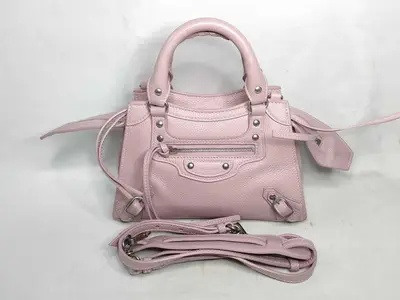 ID- Mini Neo Classic City Cow Skin 2 Way Handbag Pink 638524 Handbag