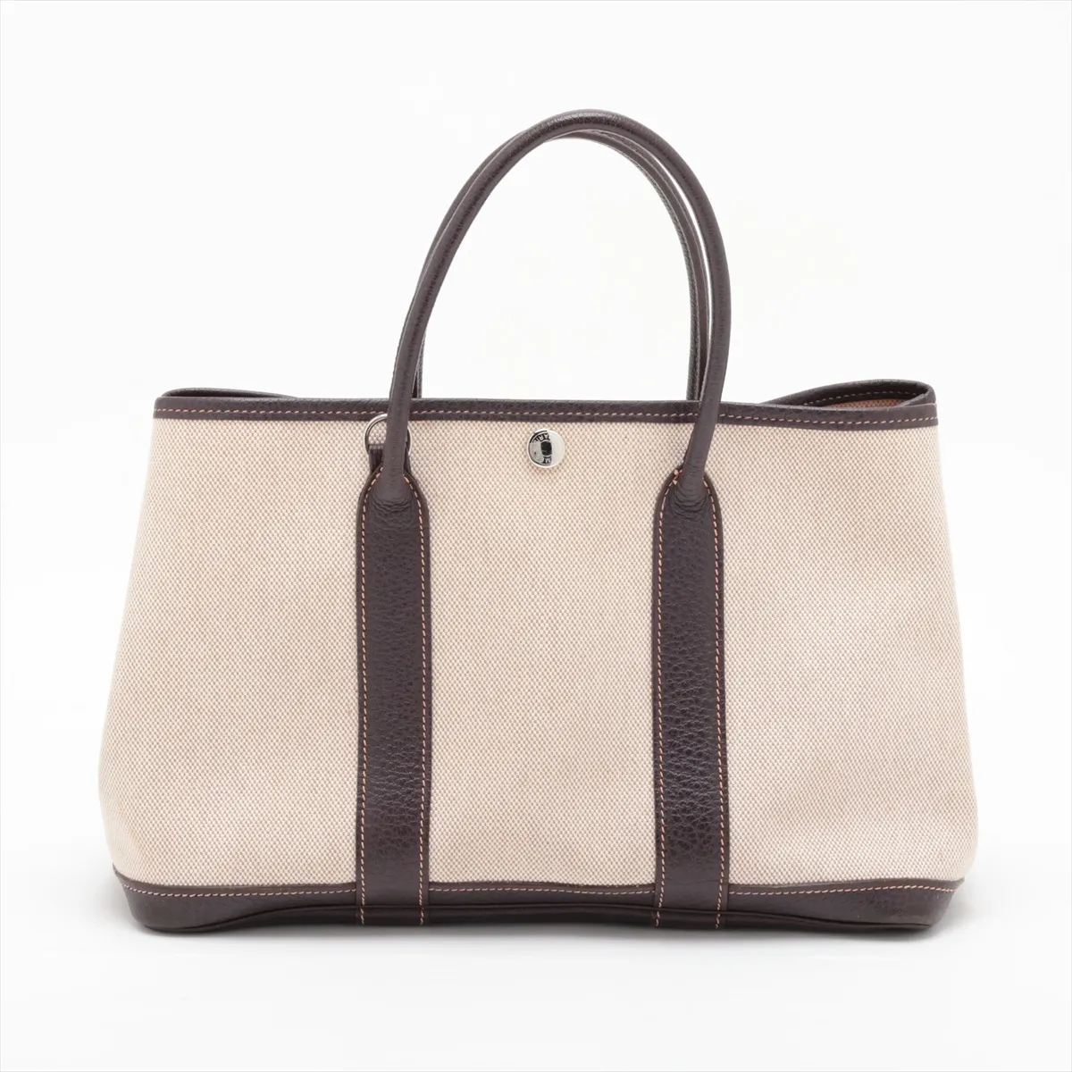Garden Party 30 TPM Toile H x Buffle Beige x Brown Silver Hardware I: 2005