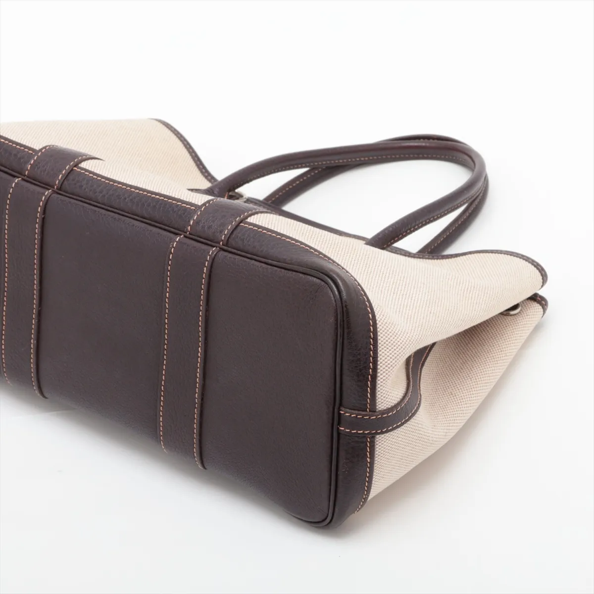 Garden Party 30 TPM Toile H x Buffle Beige x Brown Silver Hardware I: 2005 — view 3