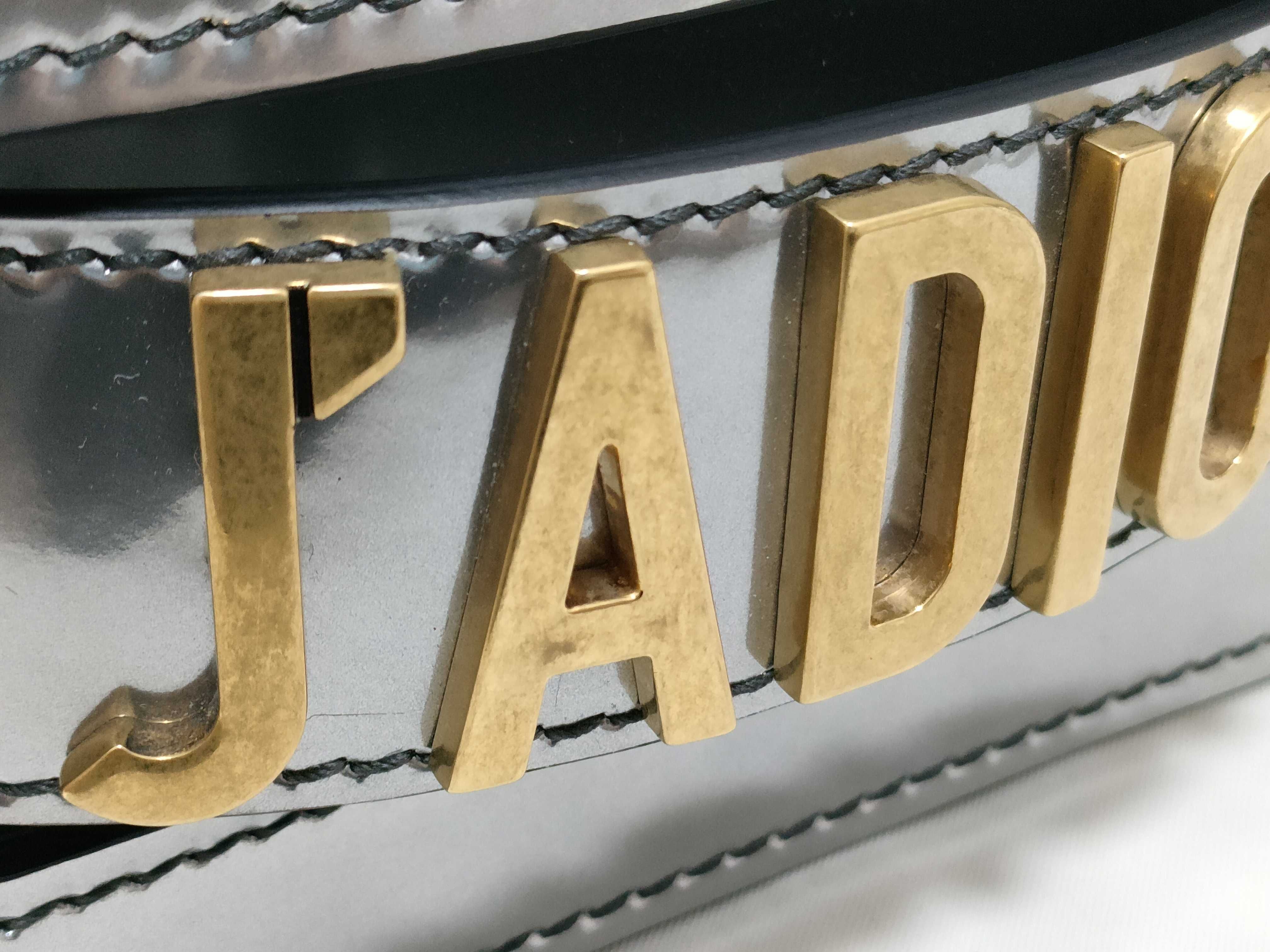 J'Adior Chain Shoulder Bag, Leather, Dust Bag Included — view 13