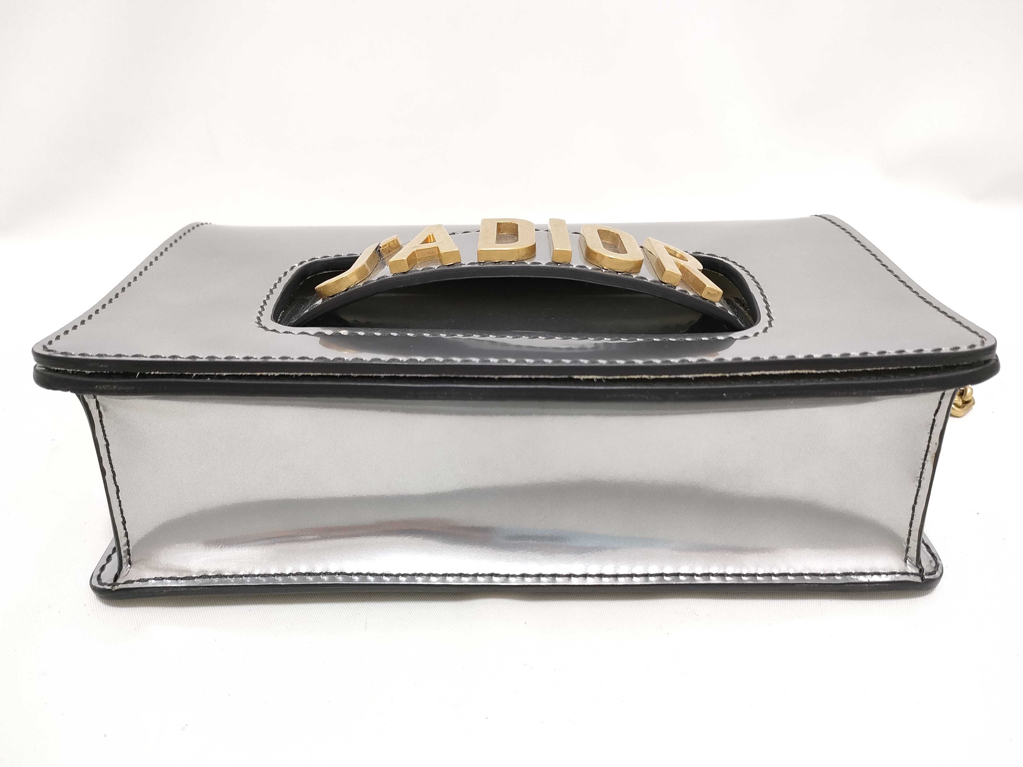 J'Adior Chain Shoulder Bag, Leather, Dust Bag Included — view 7