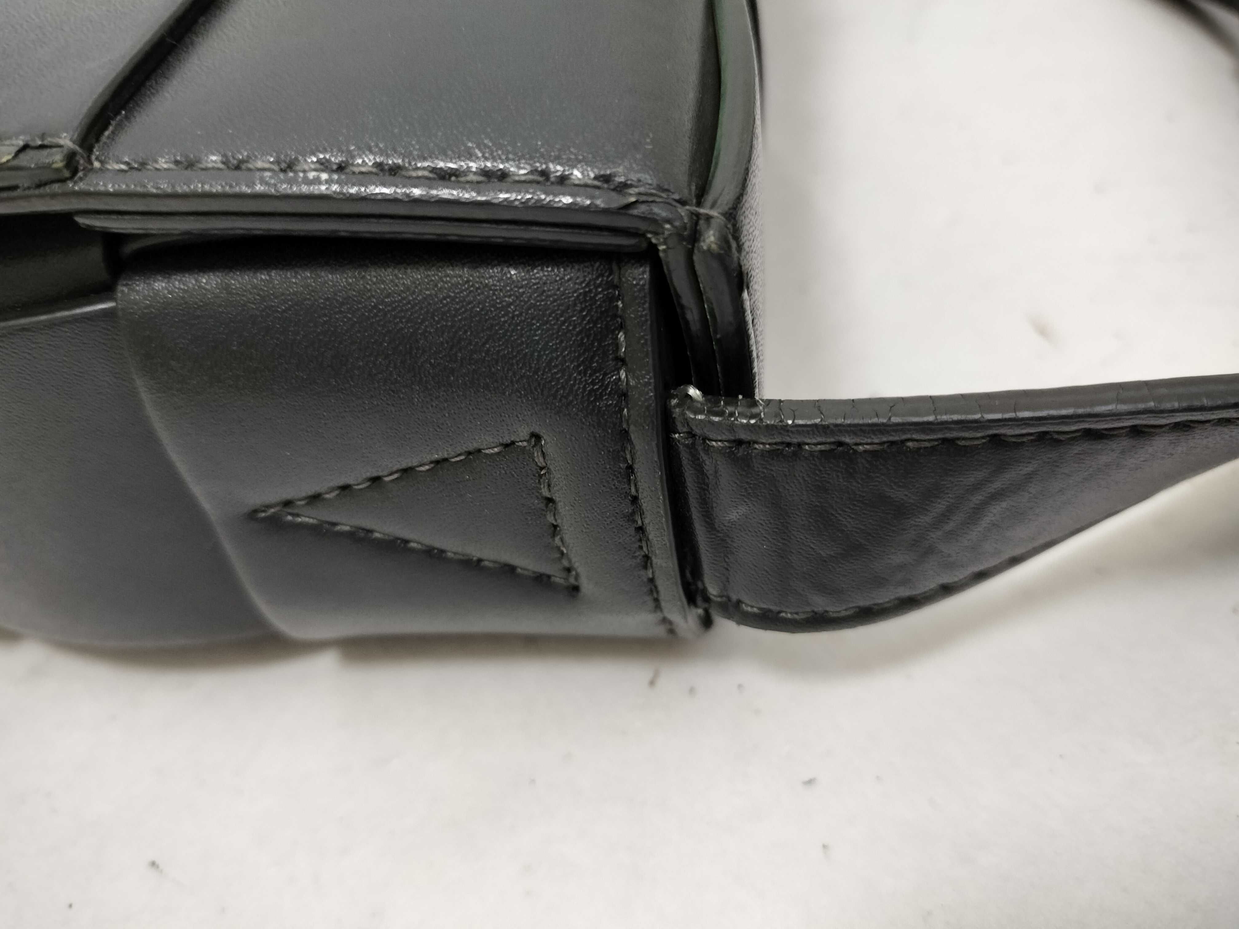 Maxi Intrecciato Cassette Leather Shoulder Bag, Dark Green — view 5
