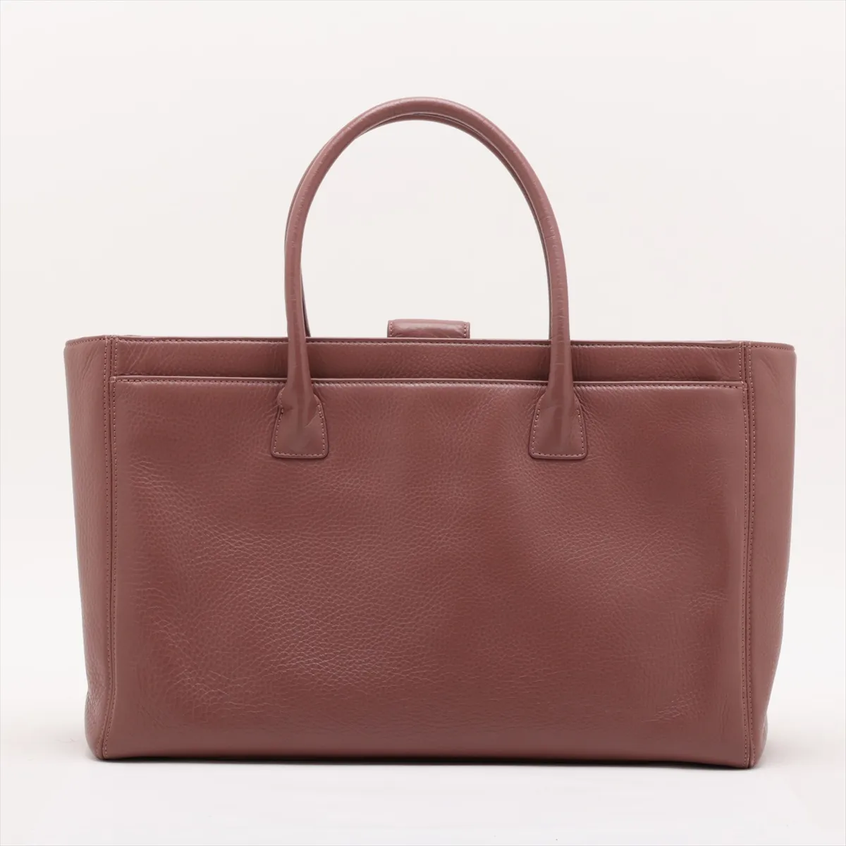 Executive Leather Tote Bag, Brown, Silver Hardware, Item No. 18375079, Series No. 18 — view 2
