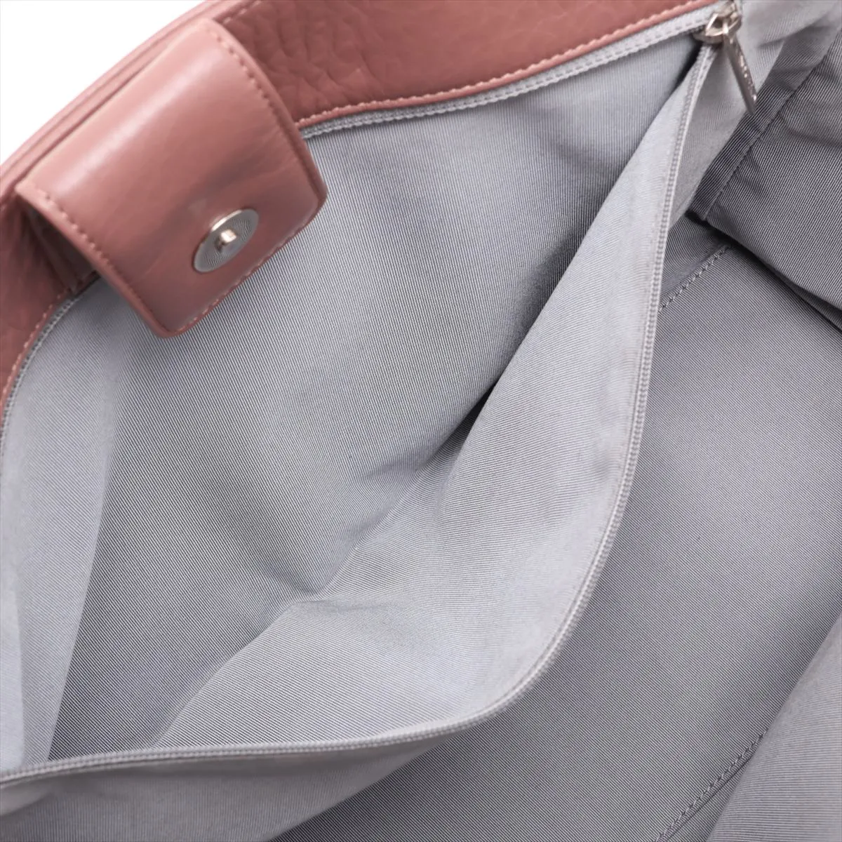 Executive Leather Tote Bag, Brown, Silver Hardware, Item No. 18375079, Series No. 18 — view 8