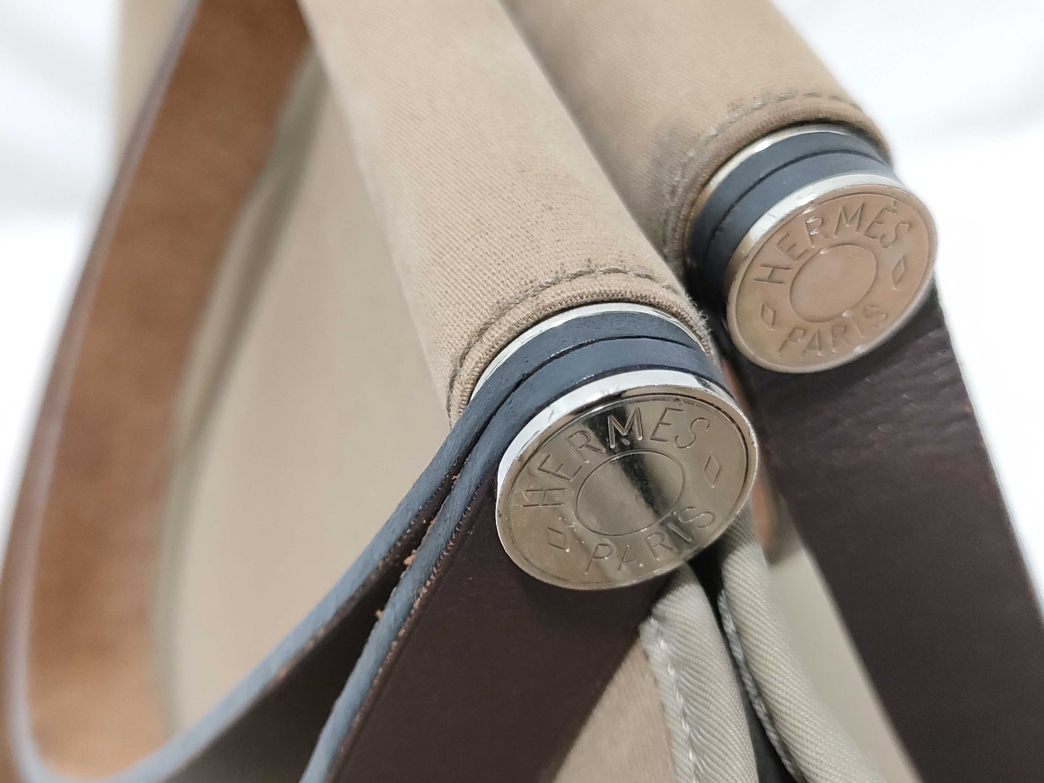 Cabas Elan PM Canvas/Leather Handbag — view 11