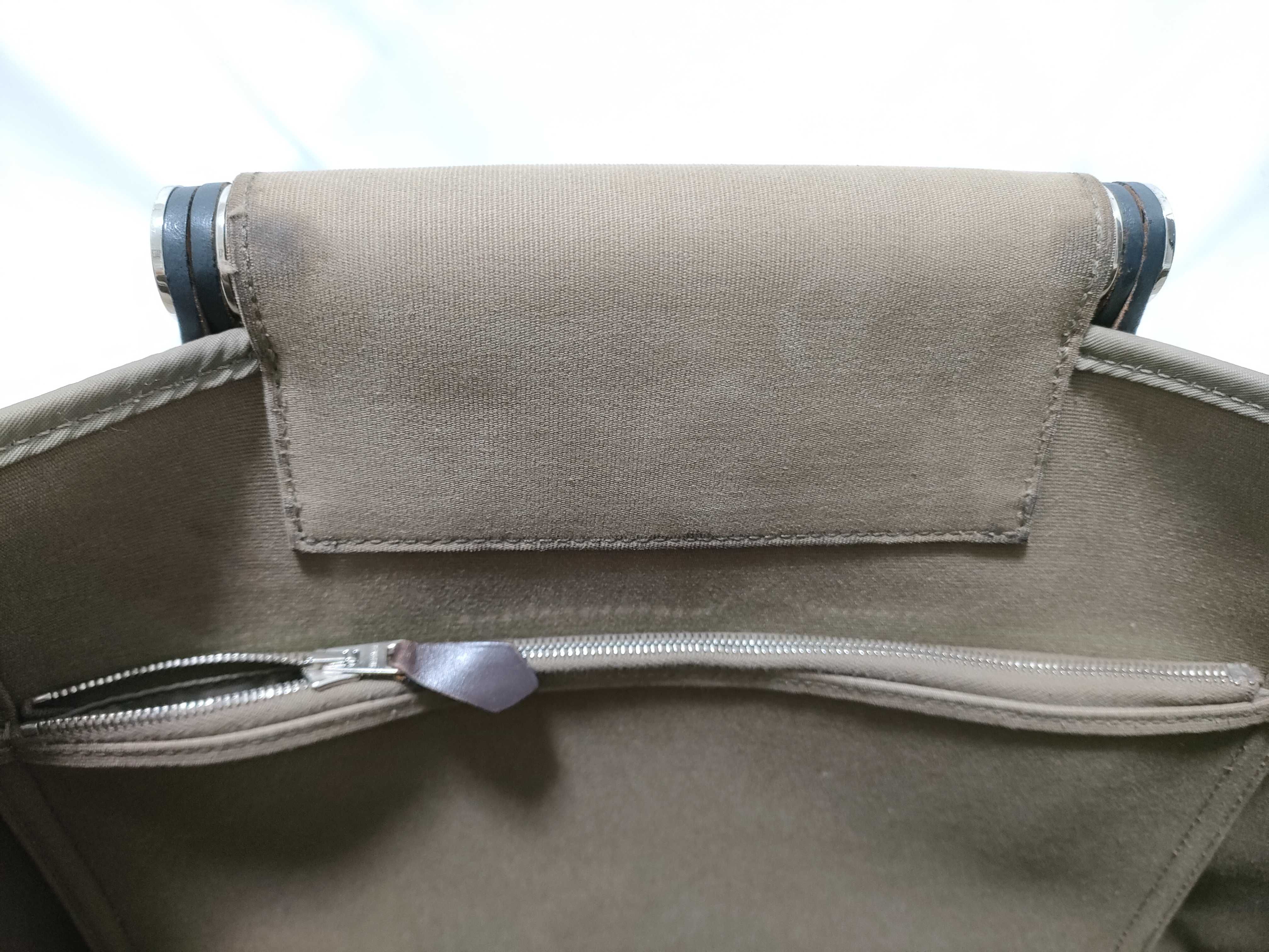 Cabas Elan PM Canvas/Leather Handbag — view 12