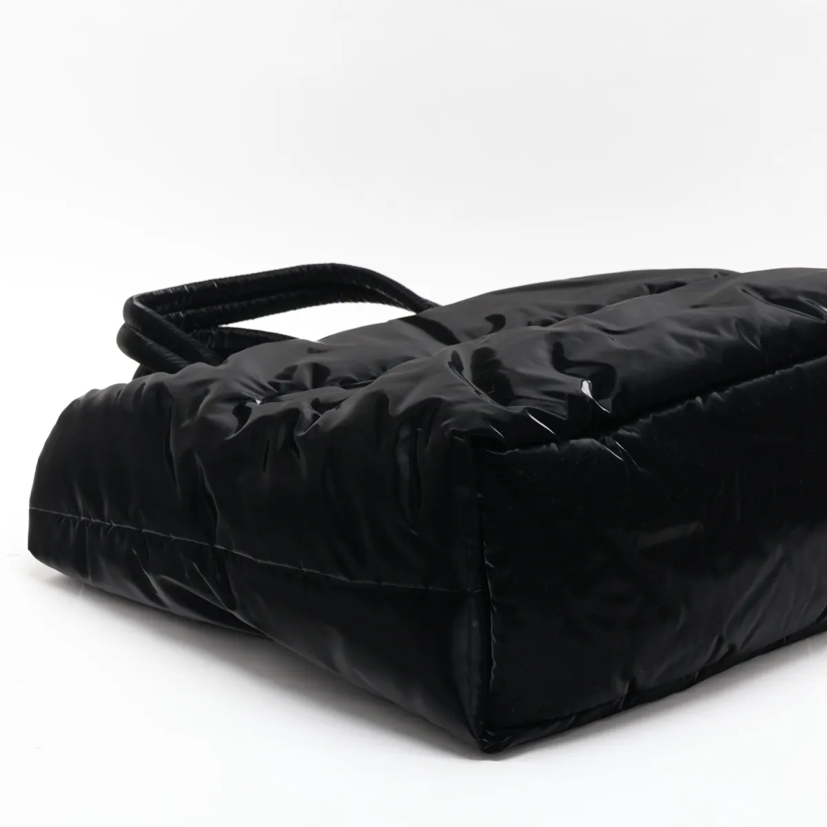 Nylon Tote Bag, Black, 756269 — view 4