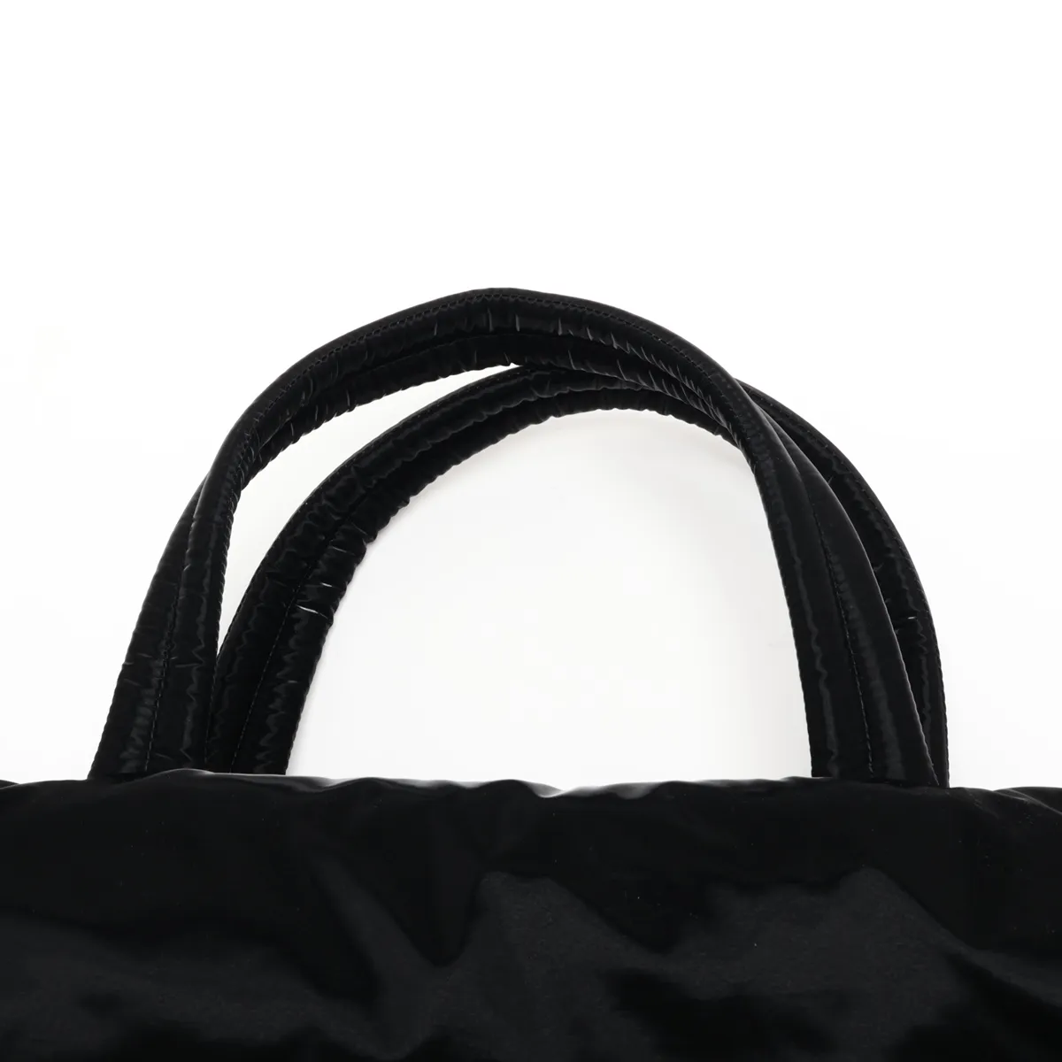 Nylon Tote Bag, Black, 756269 — view 6