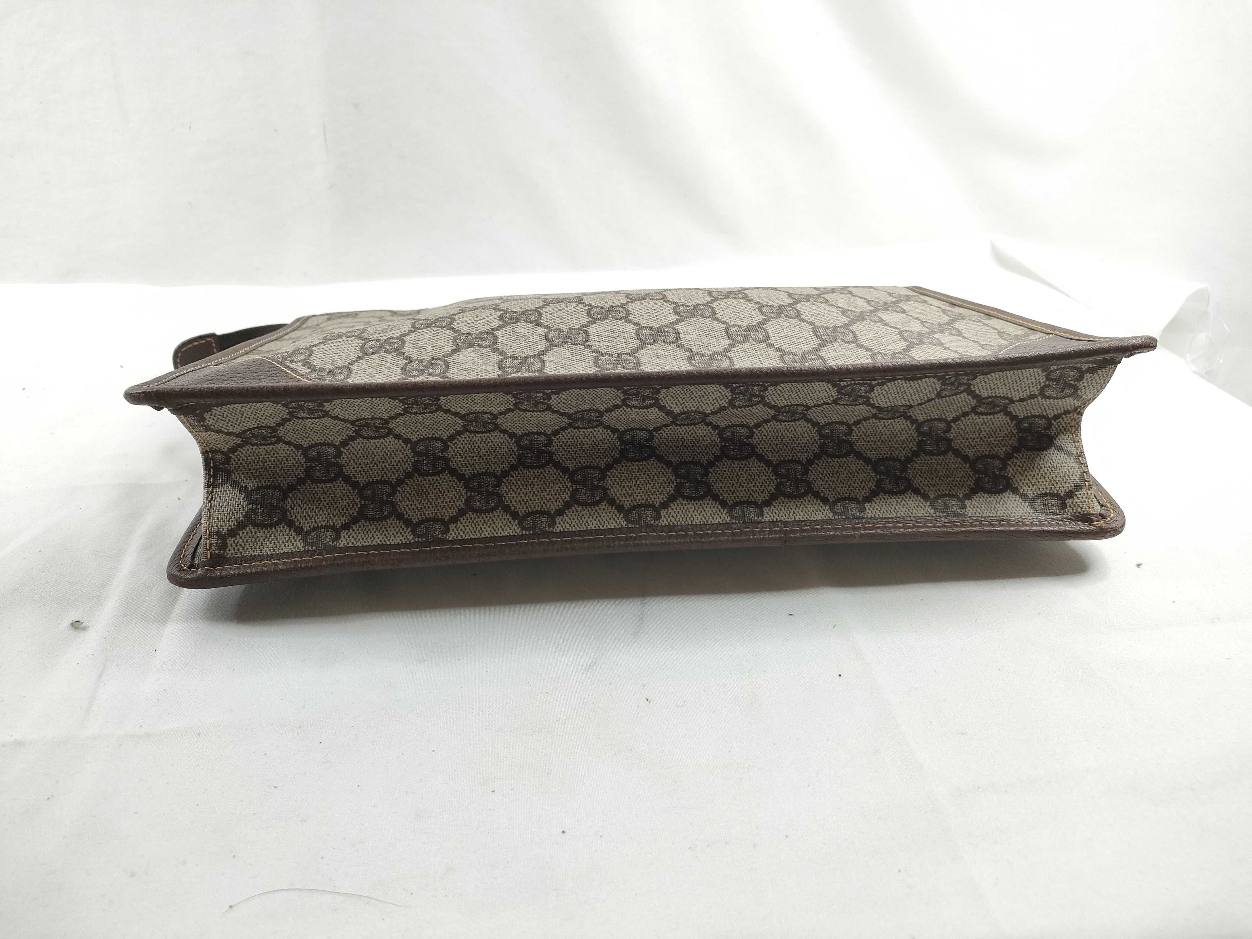 GG Plus Clutch Bag, PVC, Brown, 014-123-6053 (Clutch Bag) — view 4