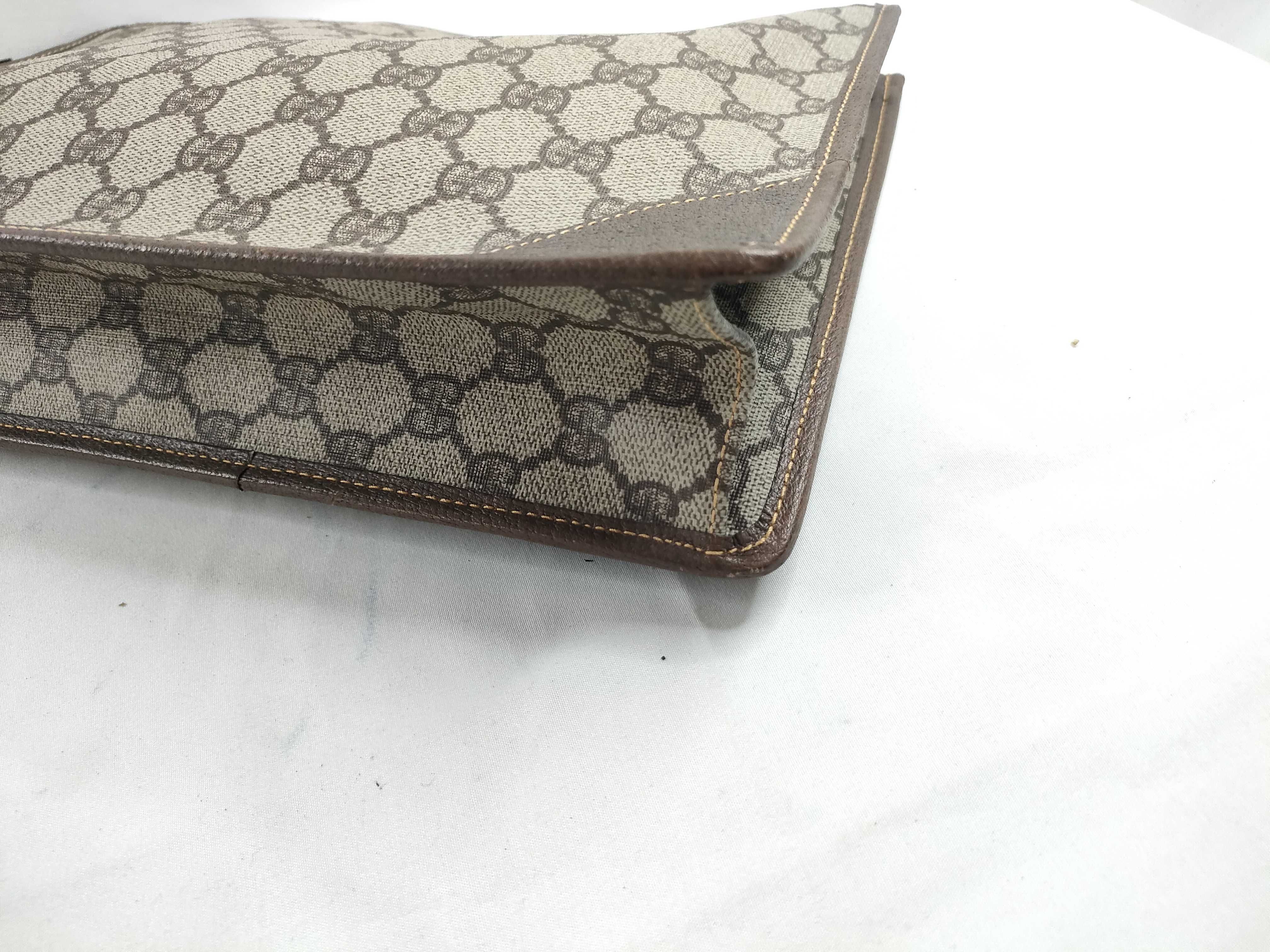 GG Plus Clutch Bag, PVC, Brown, 014-123-6053 (Clutch Bag) — view 5