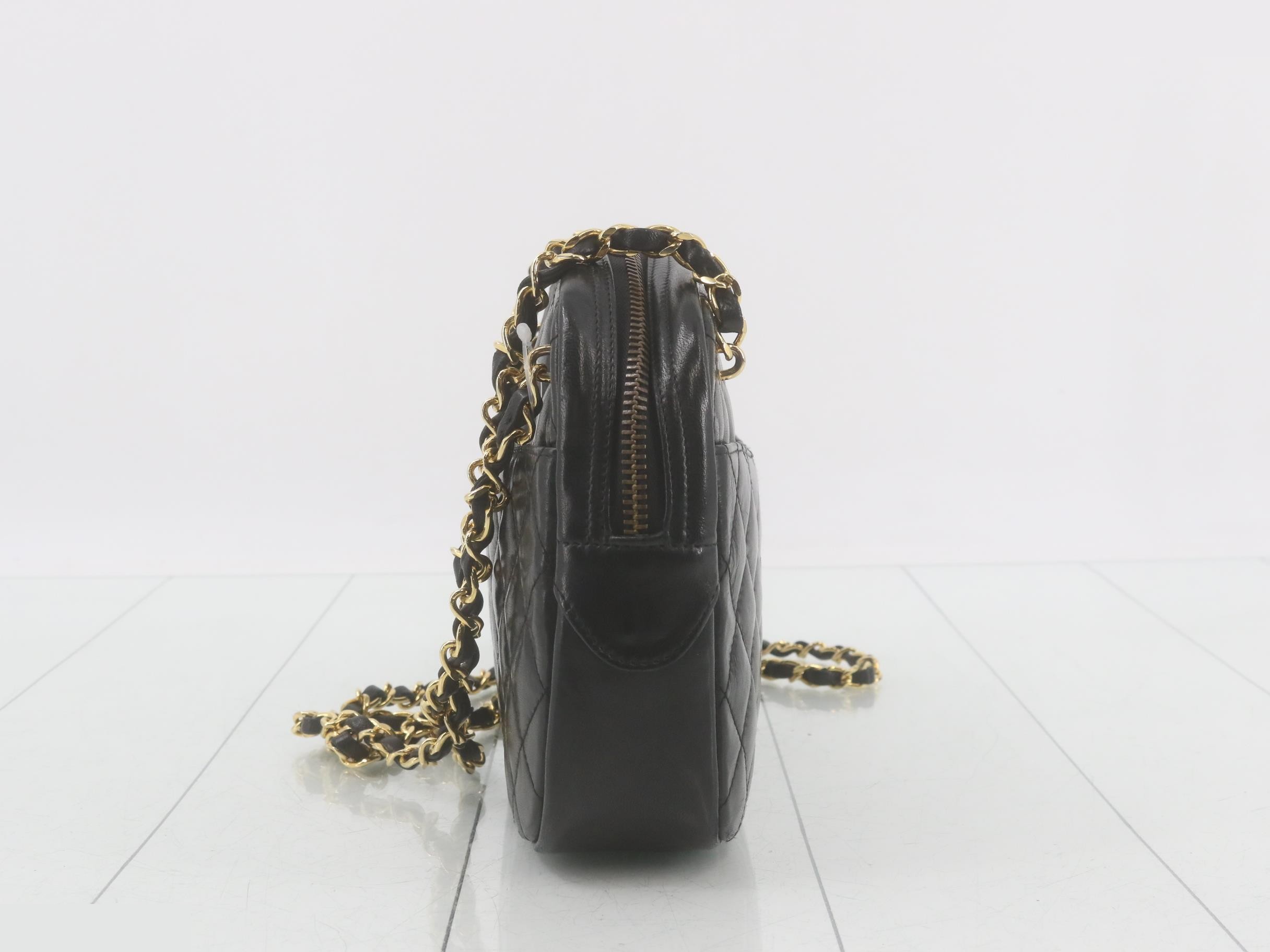 Matelassé Mini Double Chain Shoulder Bag — view 3