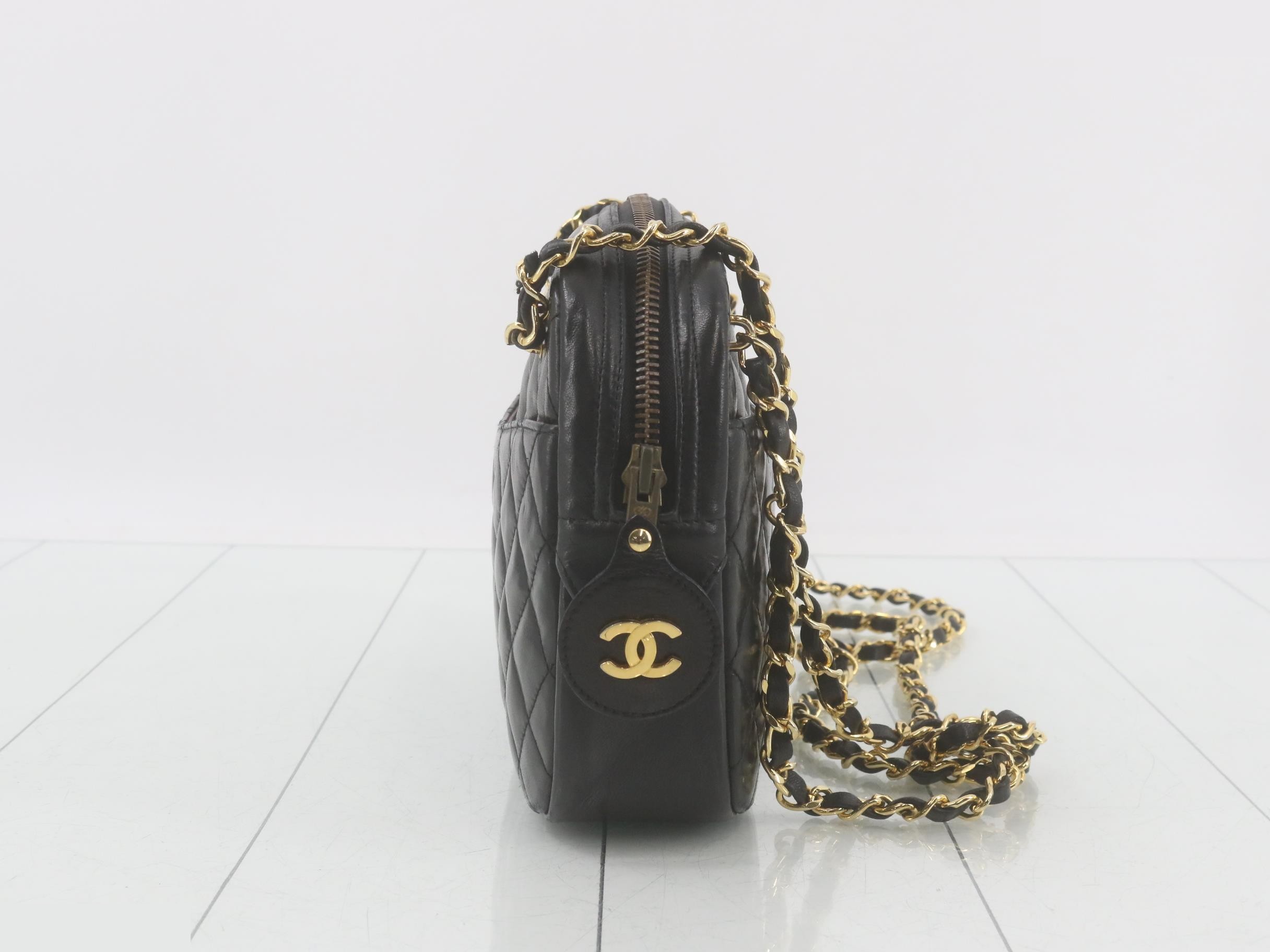 Matelassé Mini Double Chain Shoulder Bag — view 4