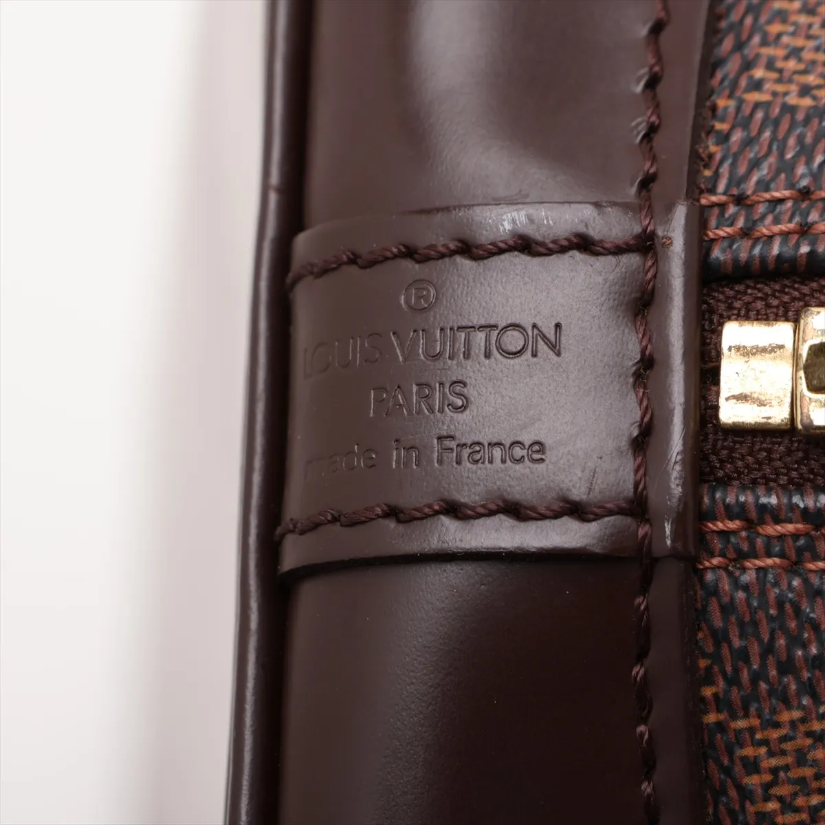 Damier Alma PM N53151 FL0014 Brown — view 9