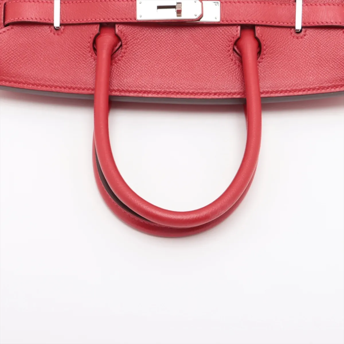 [Individually wrapped] Hermes Birkin 30 Le Tourne Vaux Epson Rouge Vif Silver Hardware R:2014 — view 5