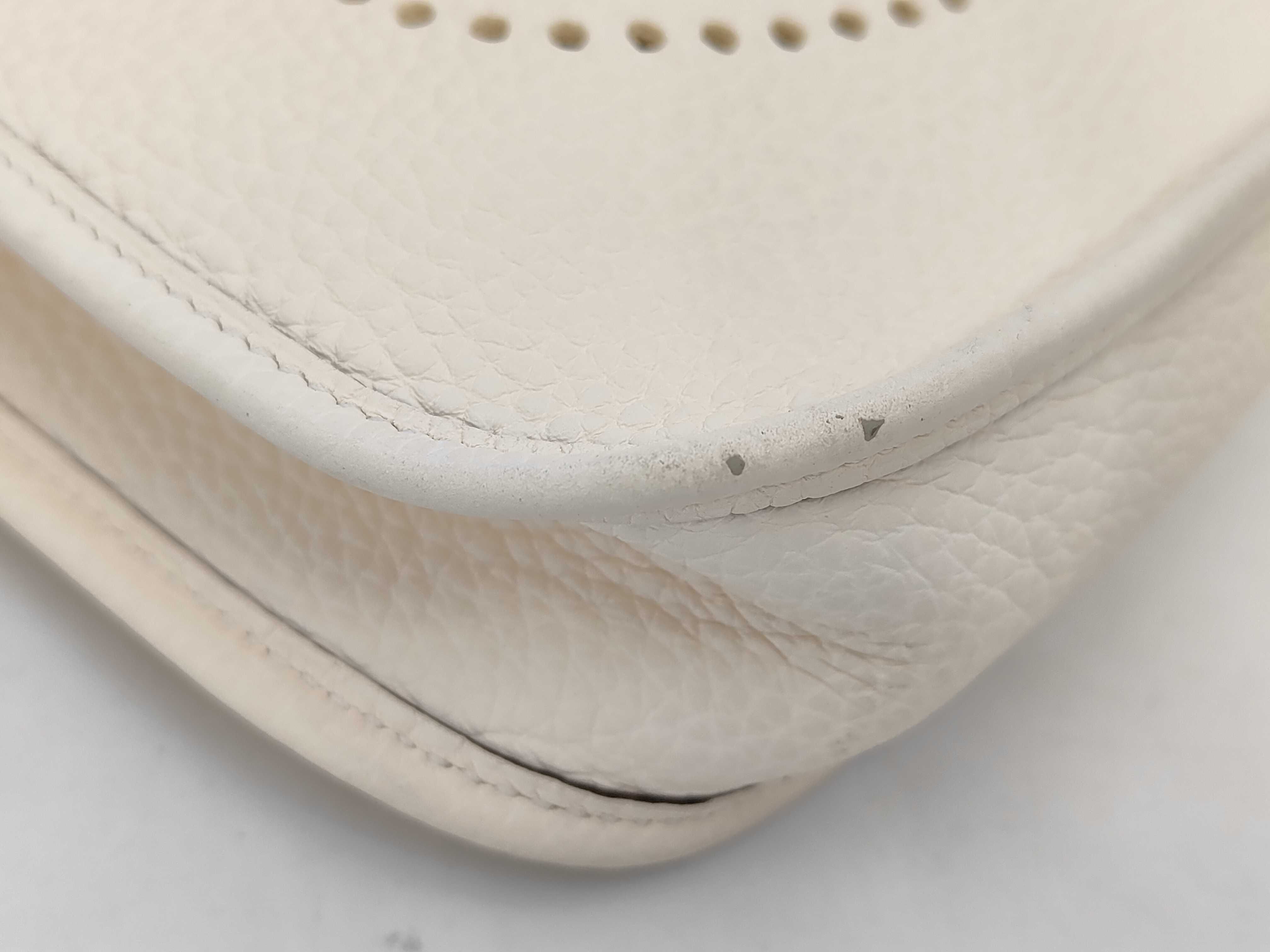 Evelyne TPM Taurillon Clemence Off-White Gold Hardware K Stamp Shoulder Bag — view 3