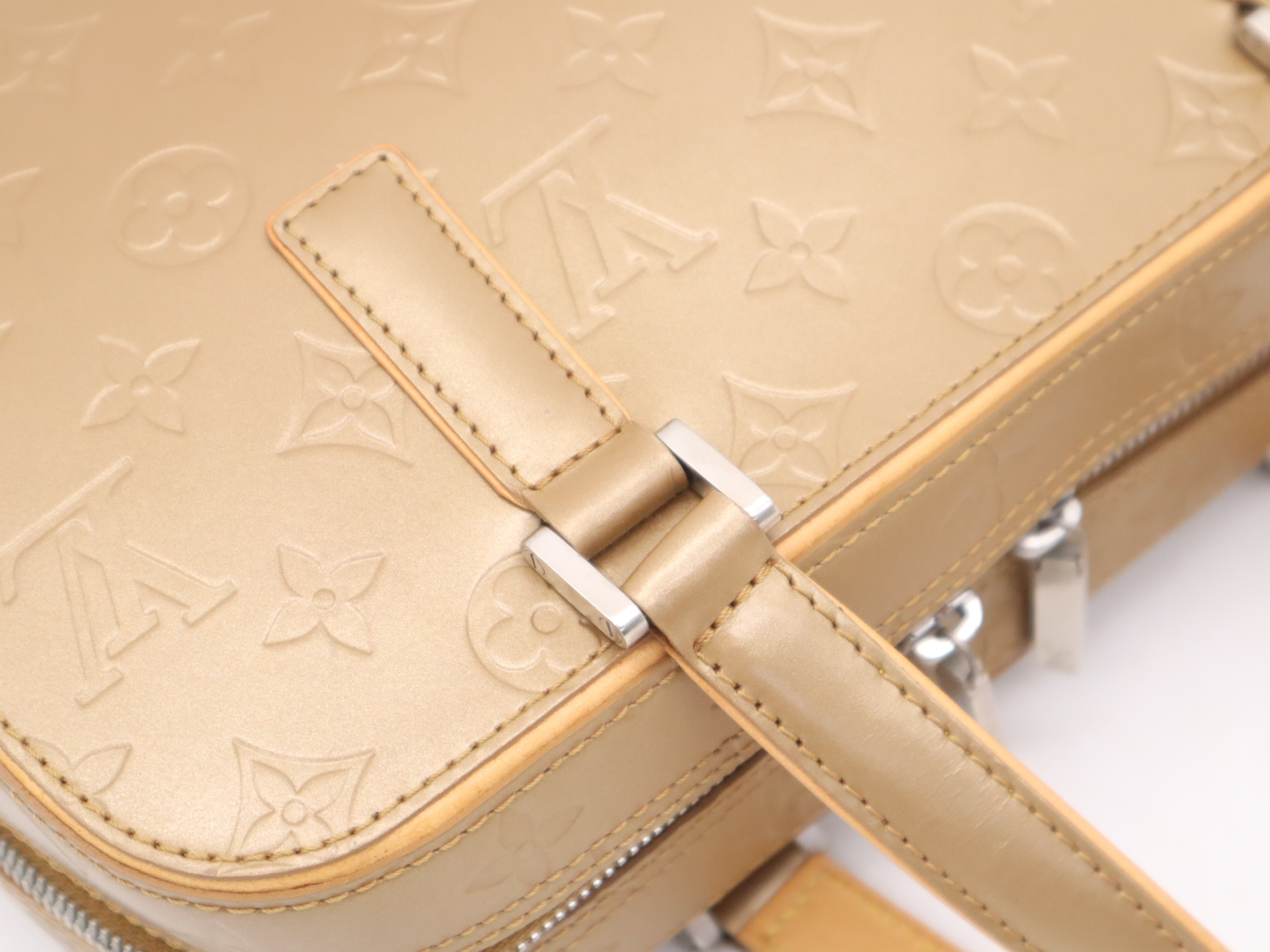 M55177 Monogram Matte Shelton Ambre Handbag — view 7