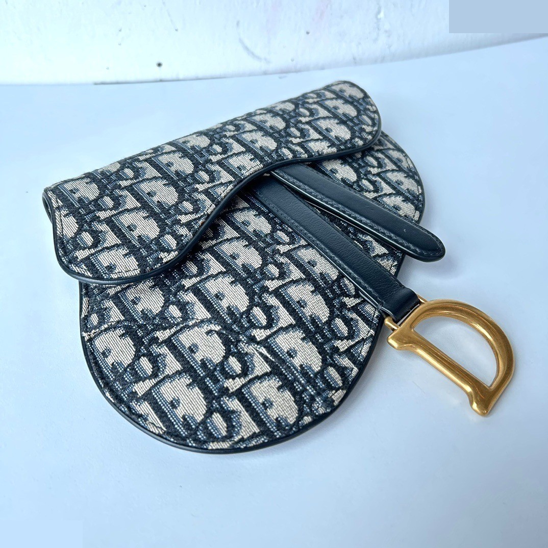 Oblique Jacquard Saddle Bag — view 5