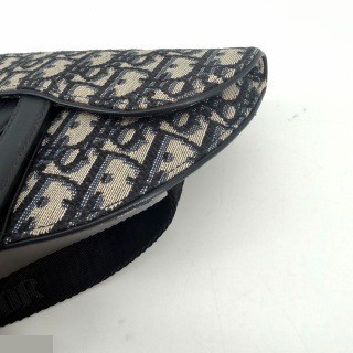 Oblique Jacquard Saddle Bag — view 8