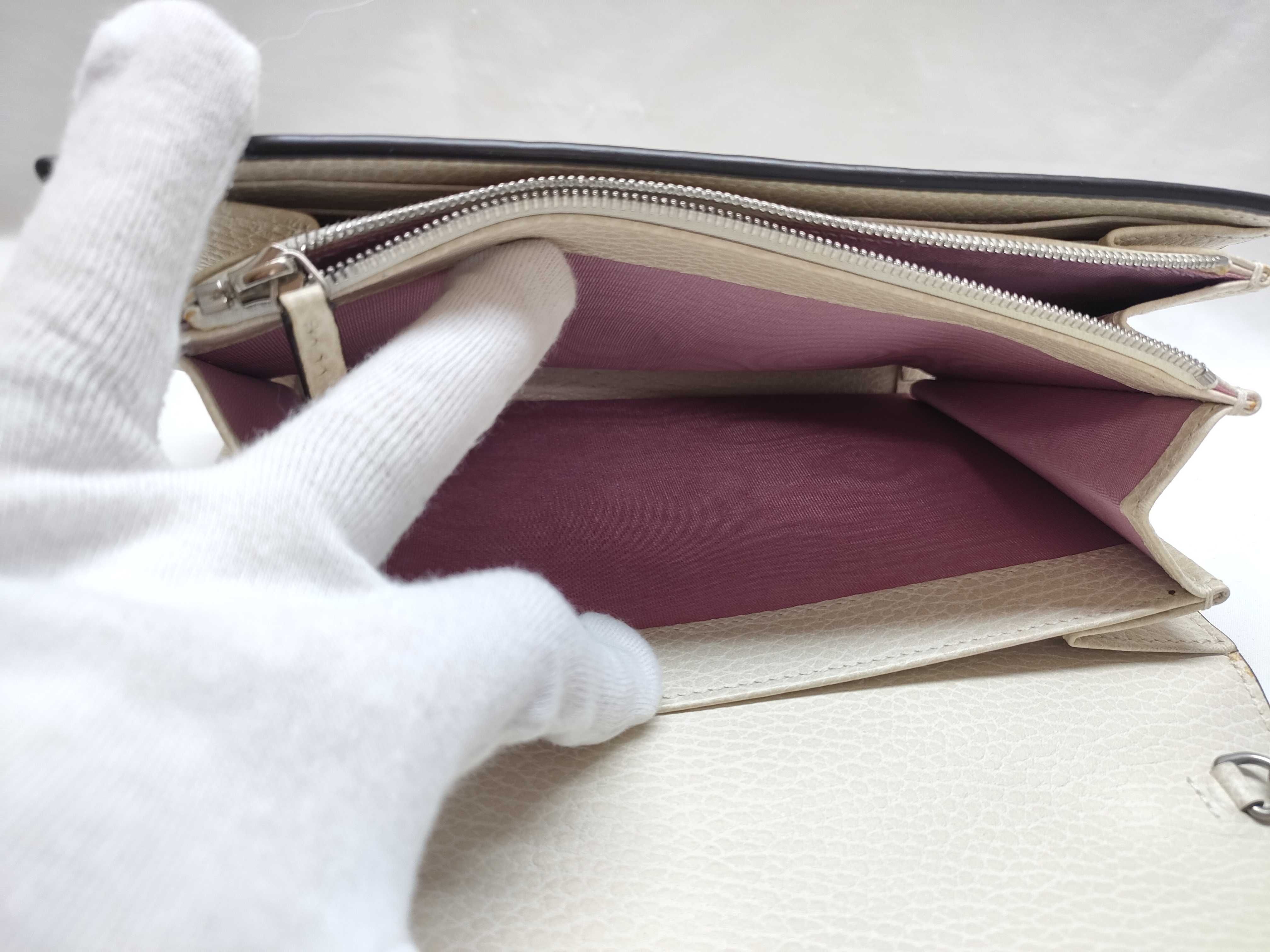 Dionysus Leather Chain Wallet, Beige, 401231, Shoulder Bag — view 10