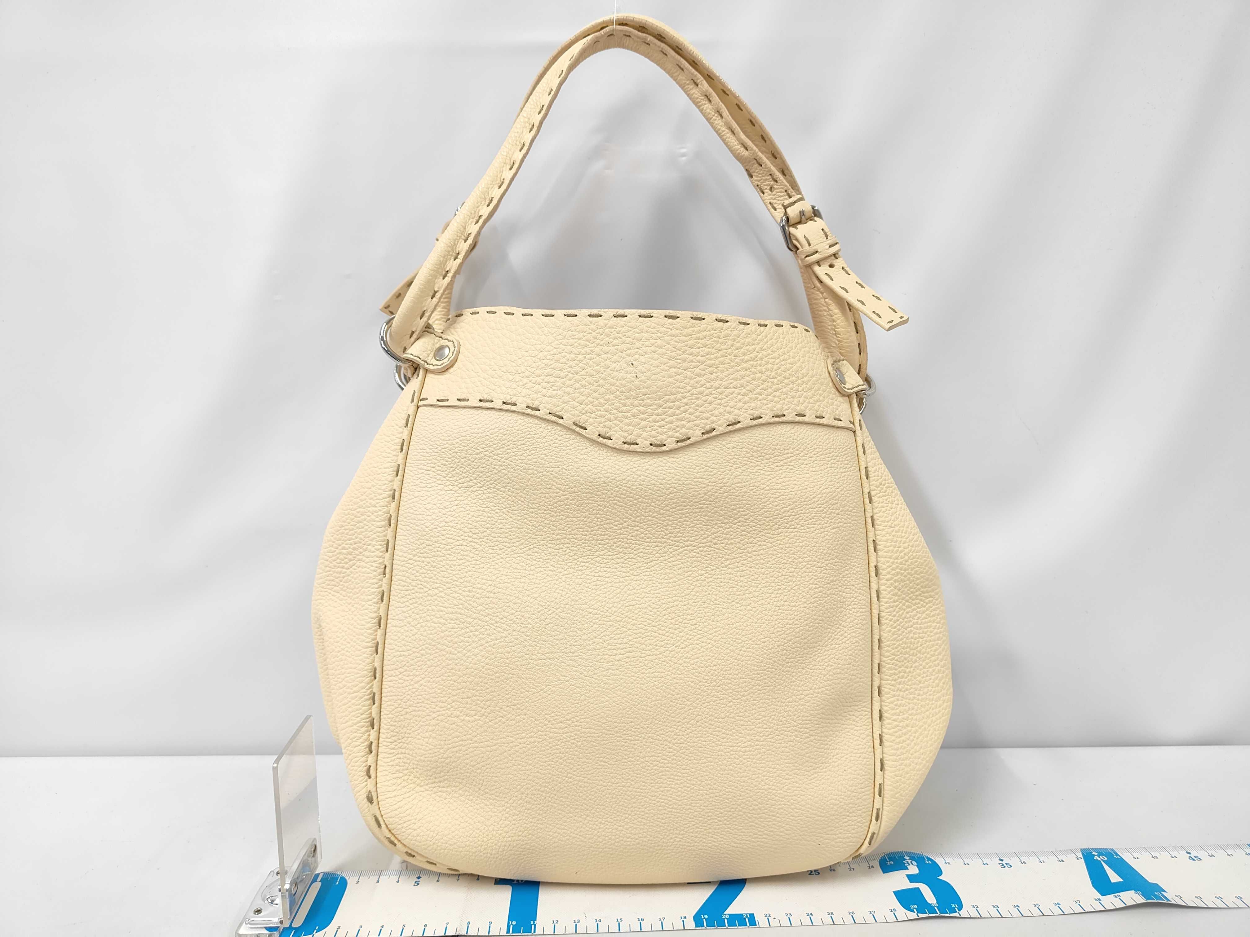 Handbag / Leather / Ivory / Plate 925 — view 2