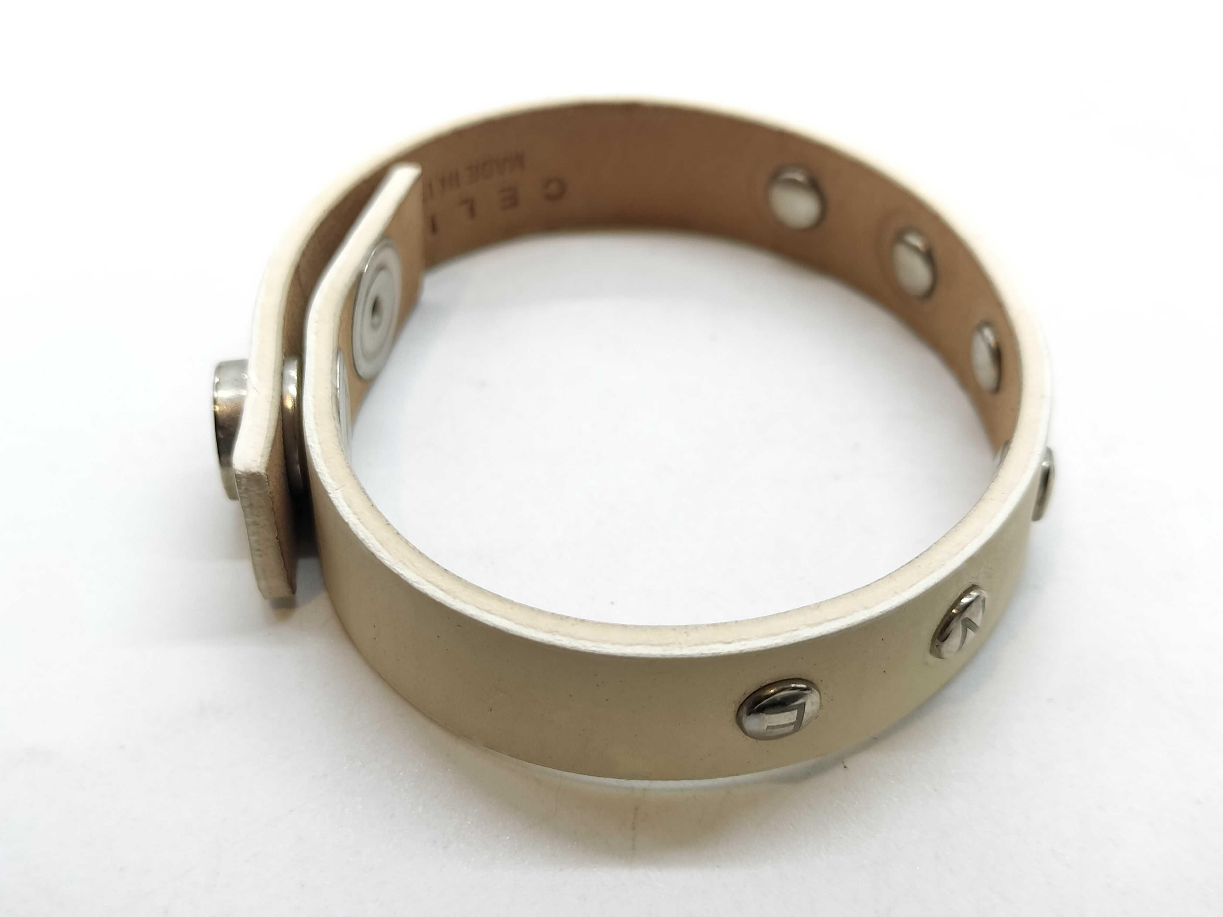 Leather Studded Bracelet (Bracelet/Bangle) — view 2