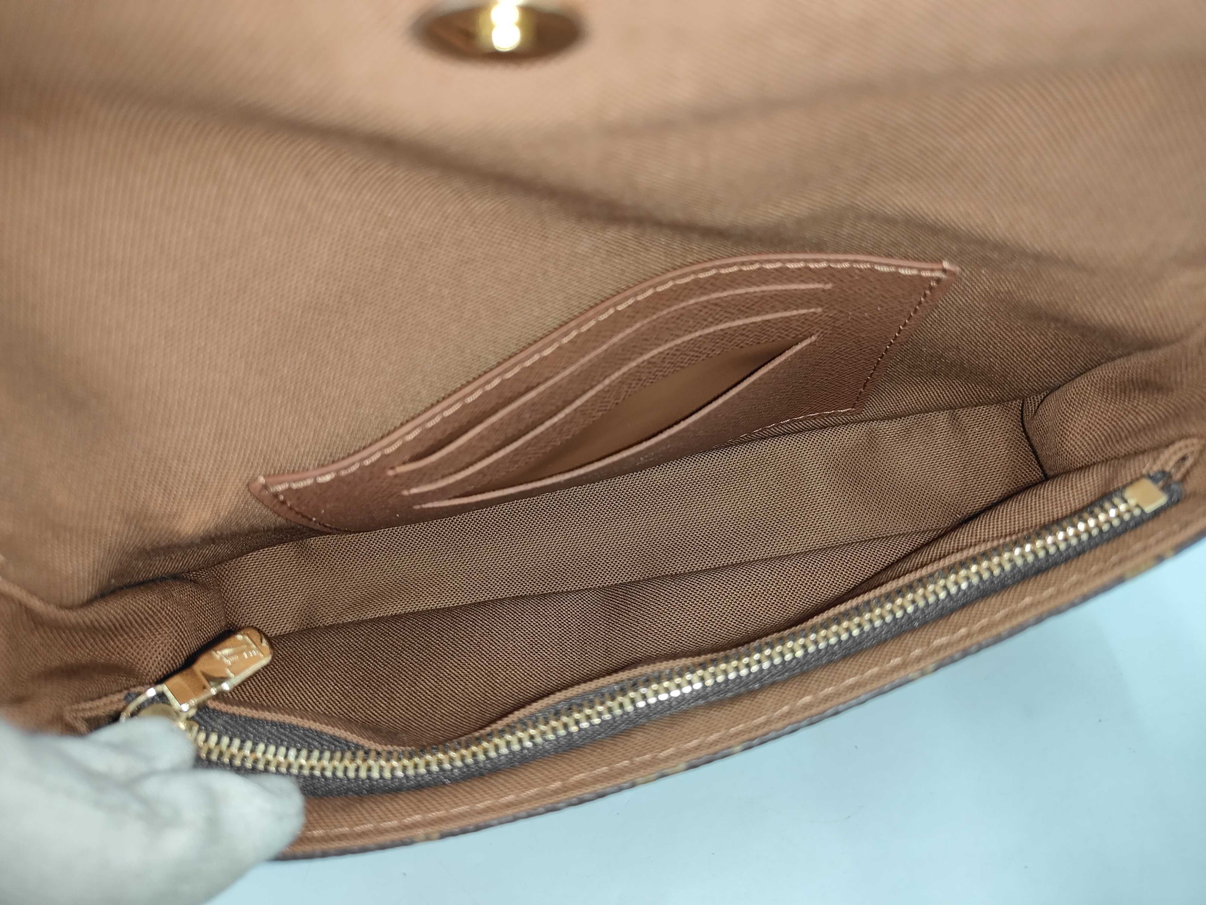 Monogram Louis Vuitton Brown Monogram Ivy M81911 Chain Wallet Shoulder Bag — view 7