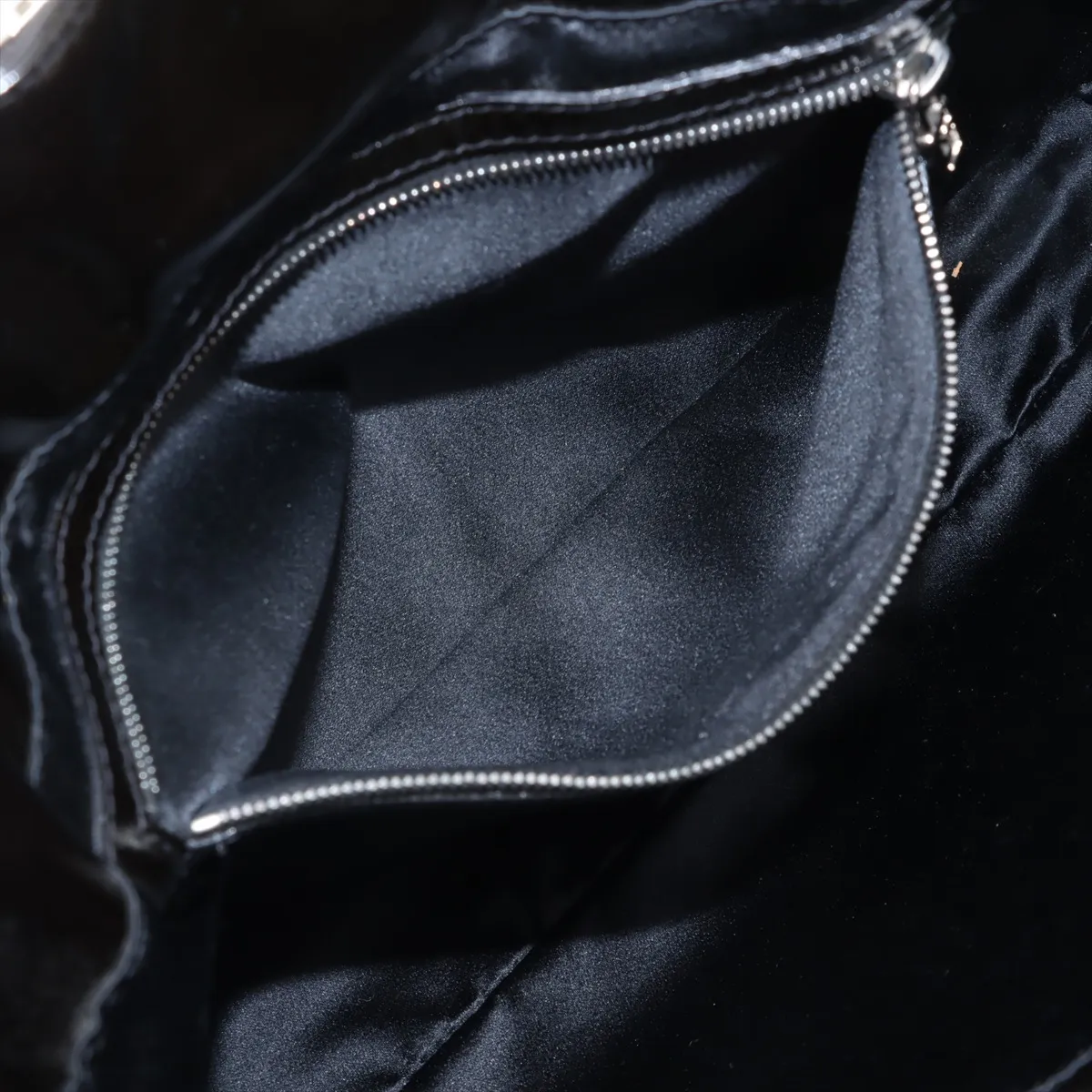 patent leather tote bag black 26726 — view 8