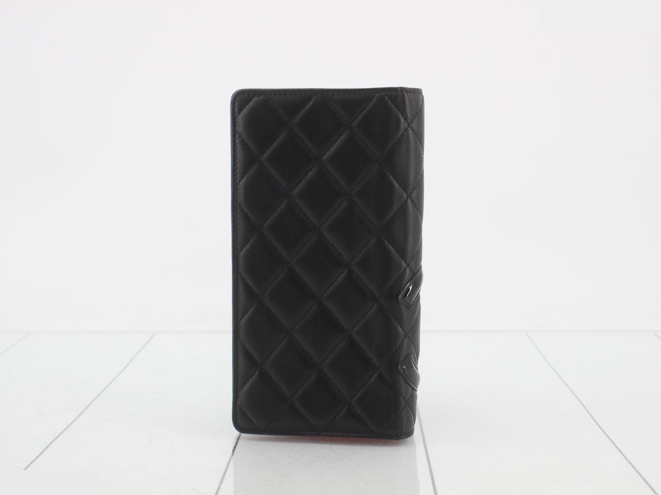 Cambon Line Long Wallet, Lambskin — view 2