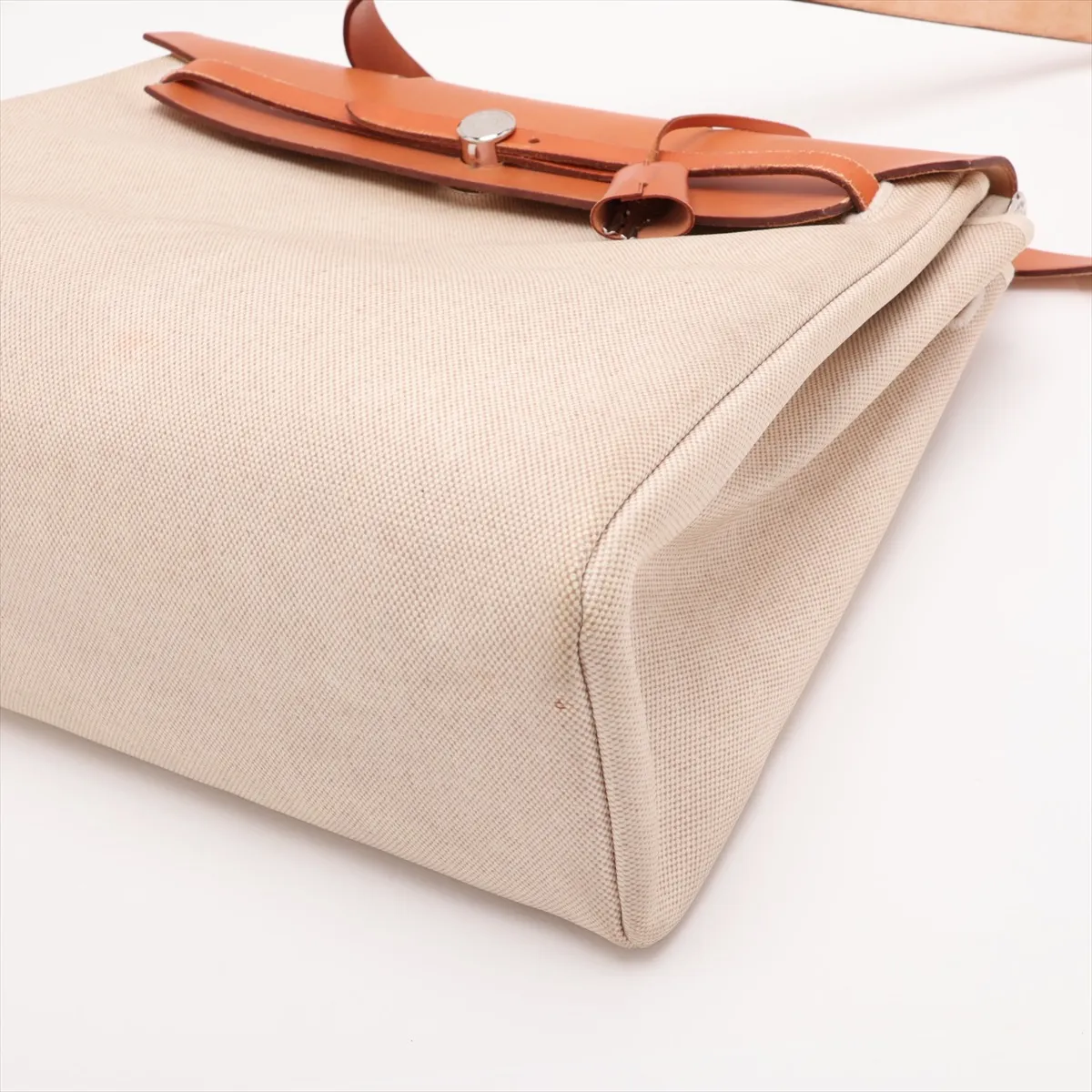 Herbag MM Toile H x Vache Hunter Beige Silver Hardware D:2000 — view 3