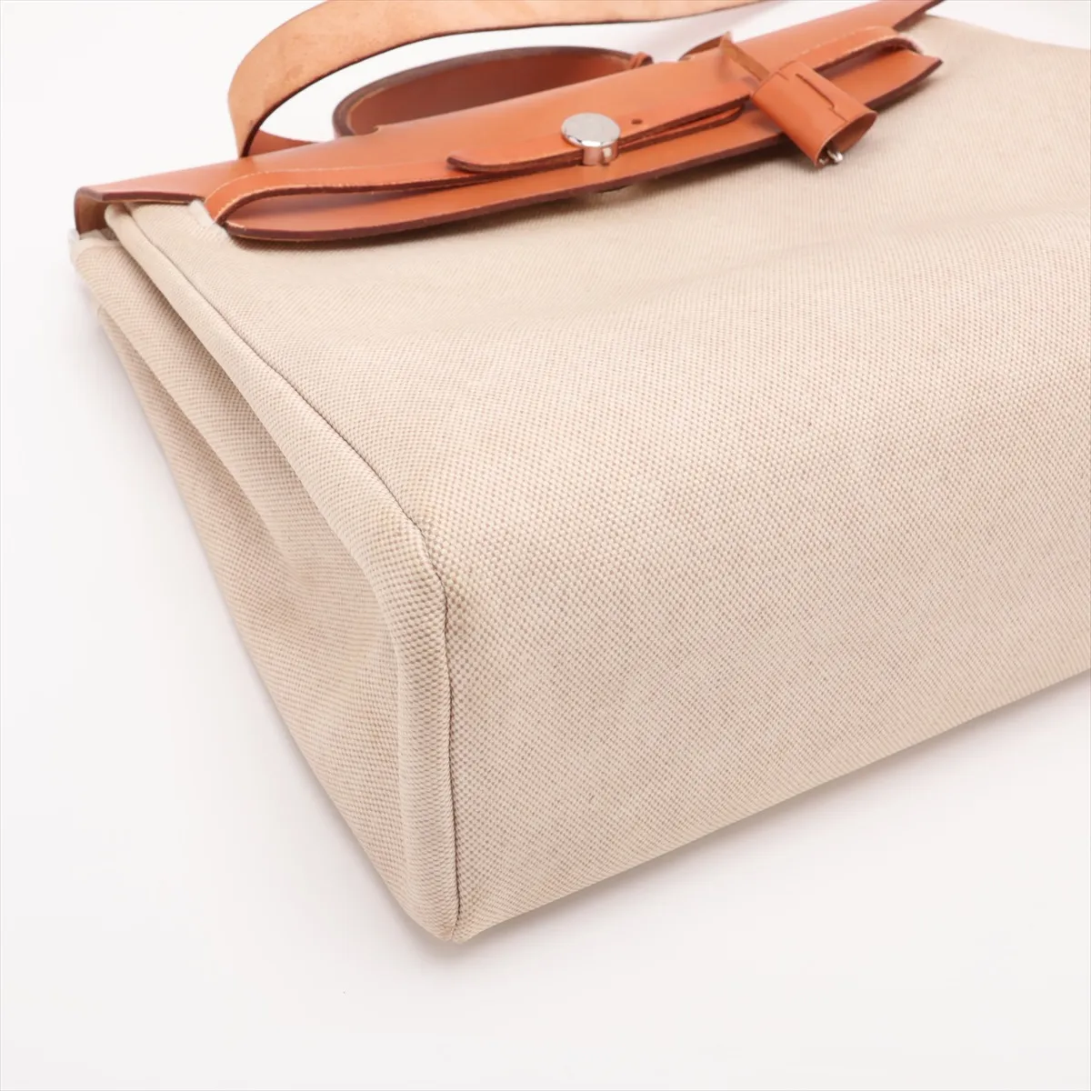 Herbag MM Toile H x Vache Hunter Beige Silver Hardware D:2000 — view 4