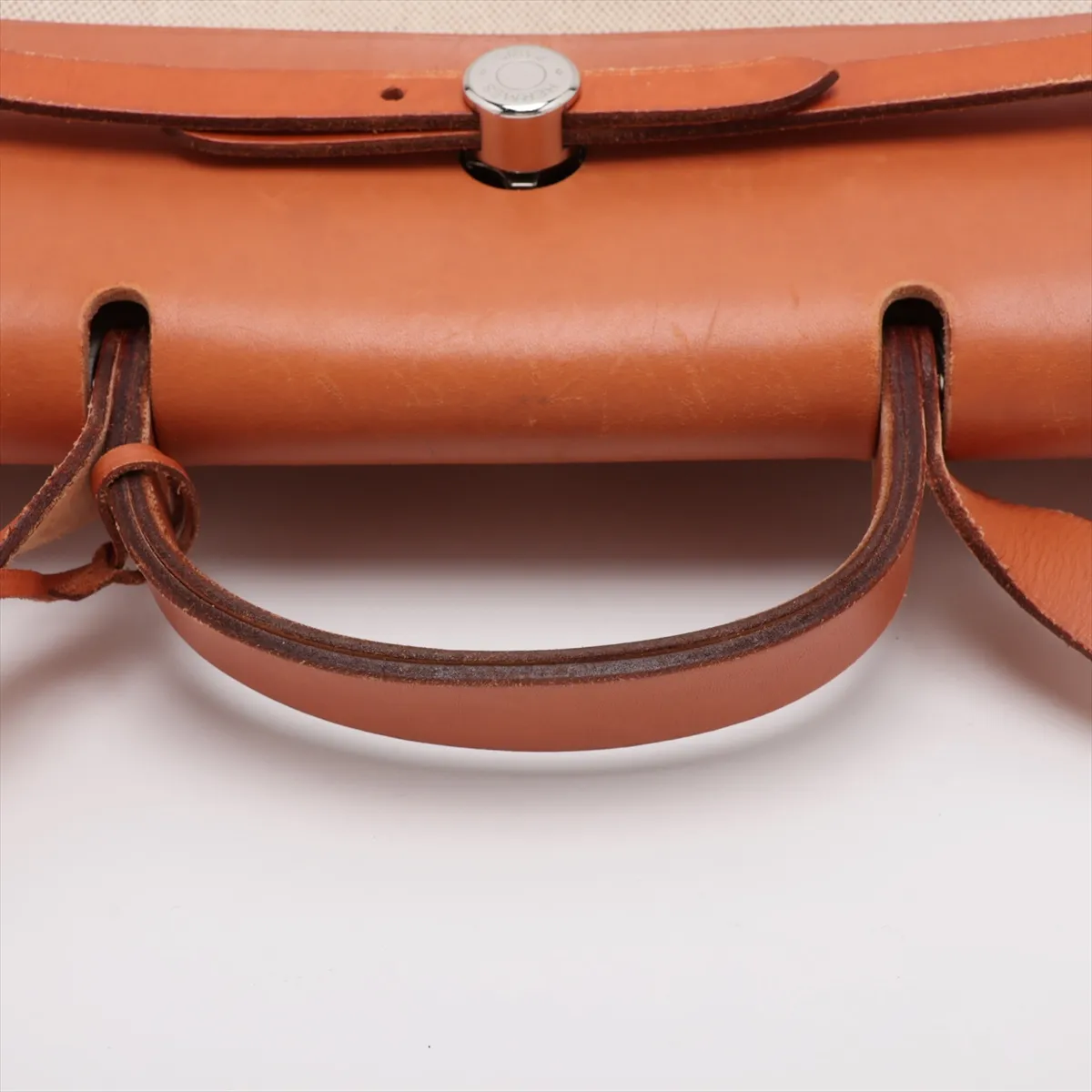 Herbag MM Toile H x Vache Hunter Beige Silver Hardware D:2000 — view 5