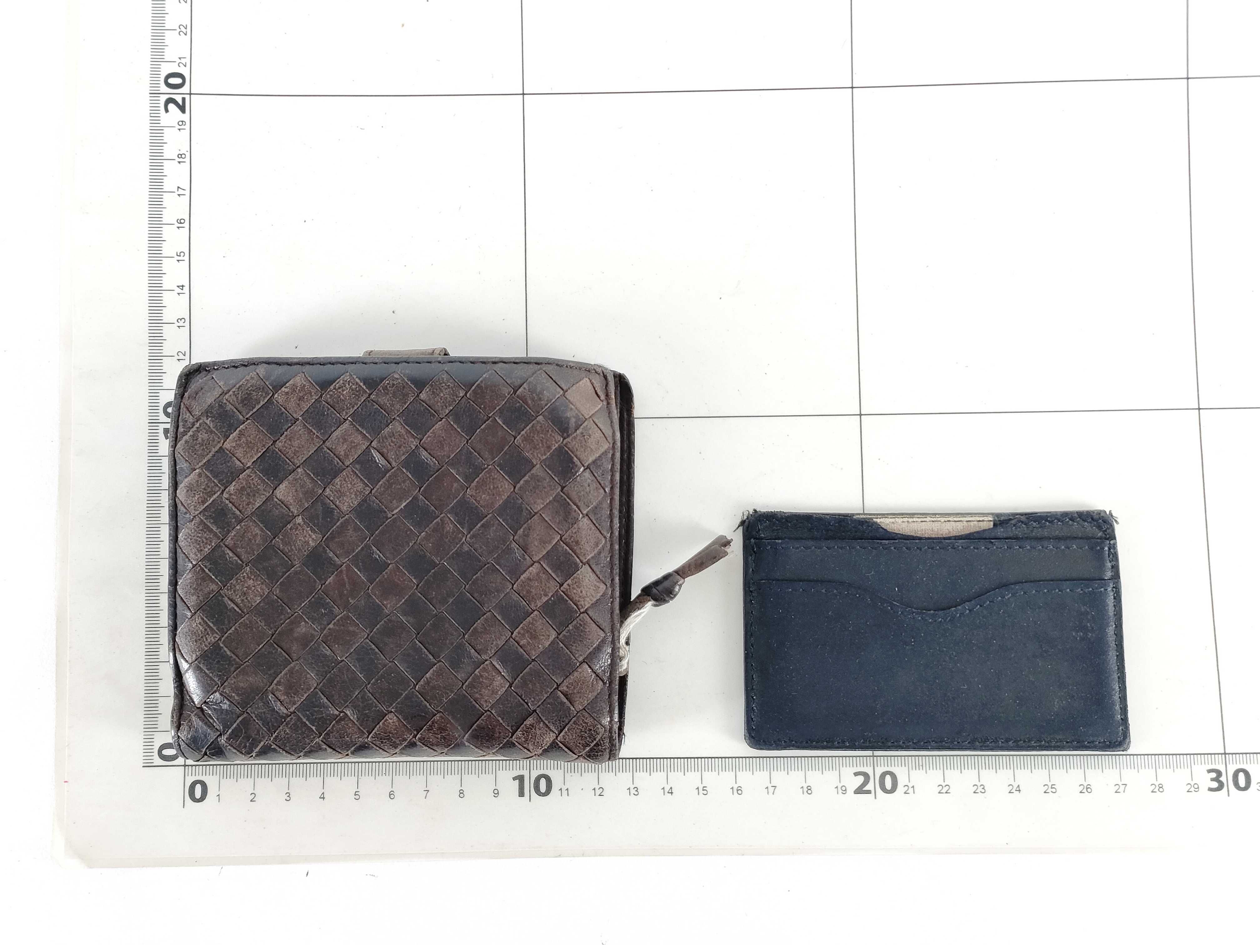 Intrecciato Wallet and Business Card Holder Set — view 2