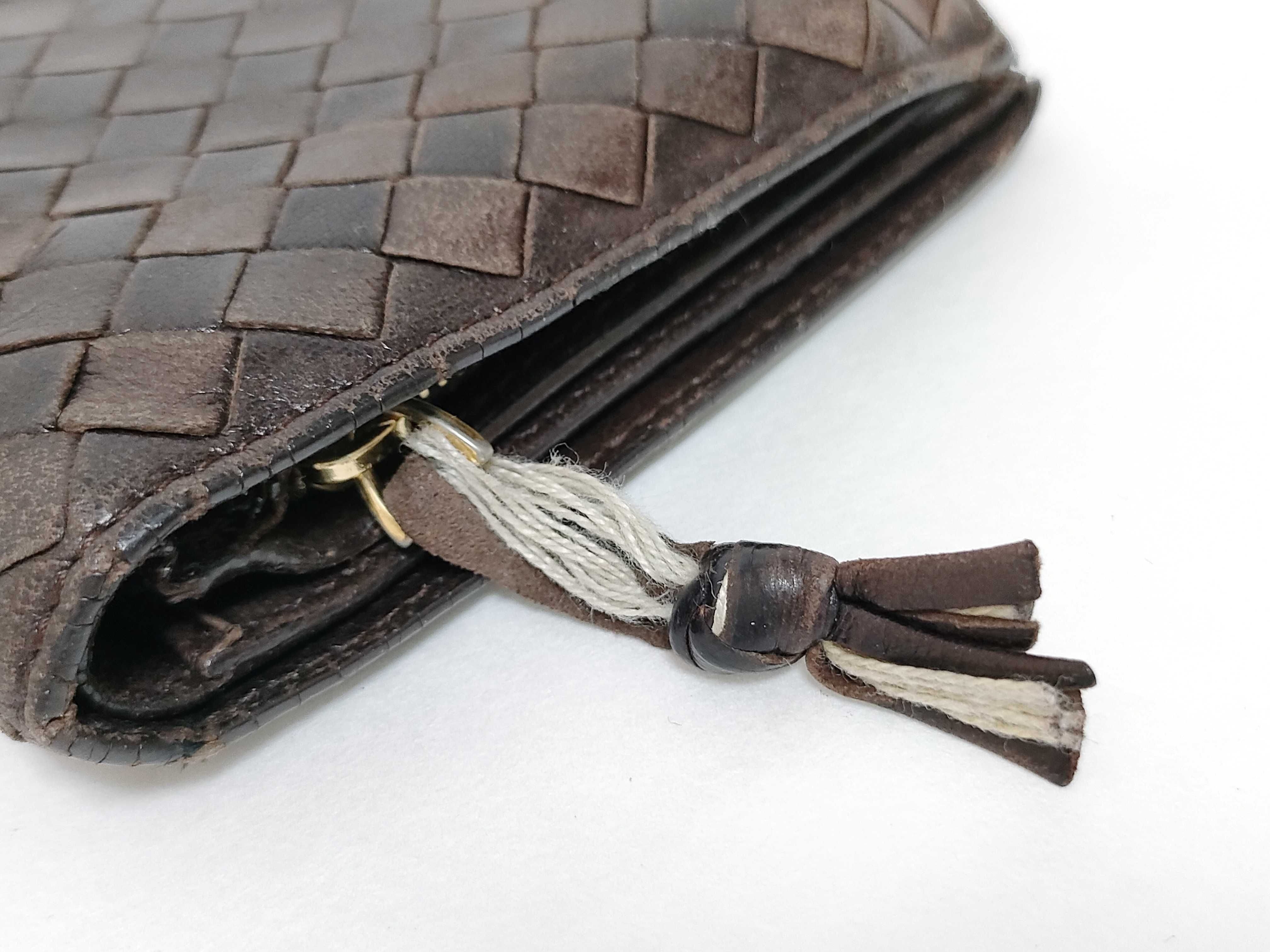 Intrecciato Wallet and Business Card Holder Set — view 8