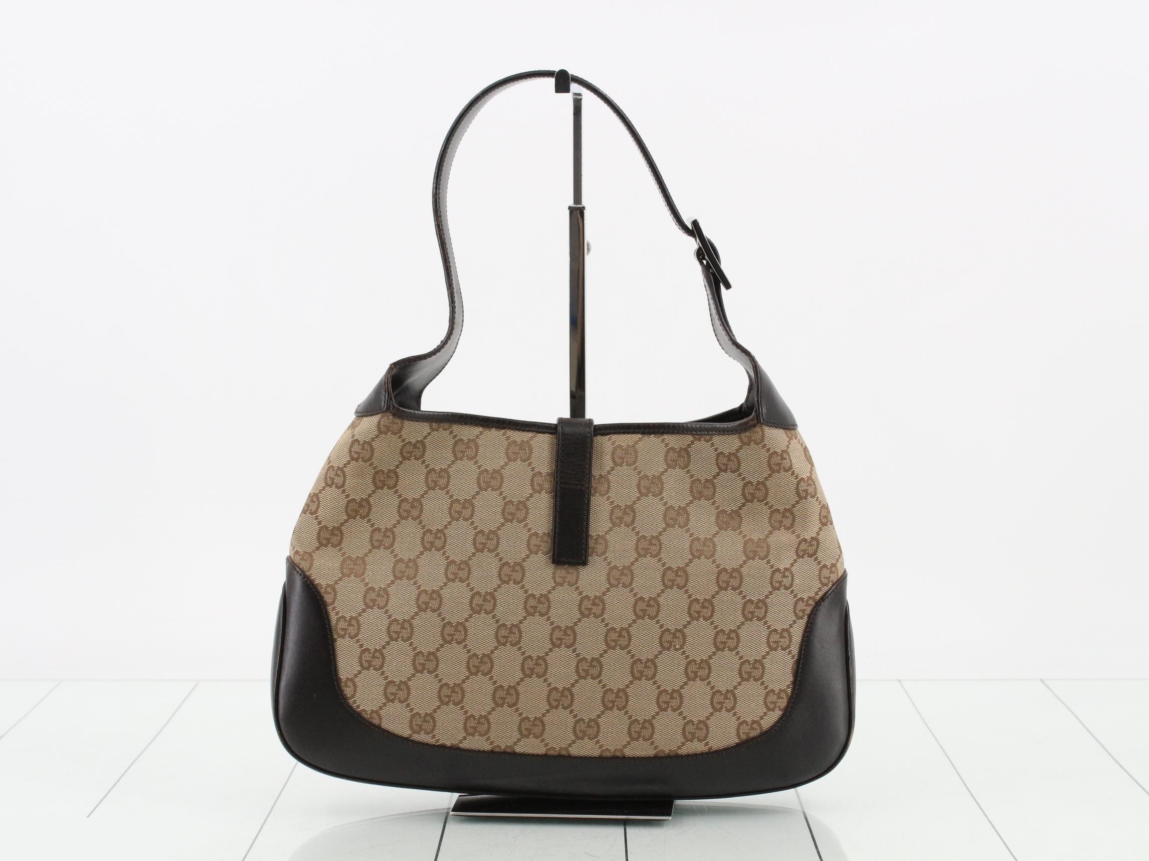 001-3306 Jackie GG Canvas One-Shoulder Bag Canvas — view 2