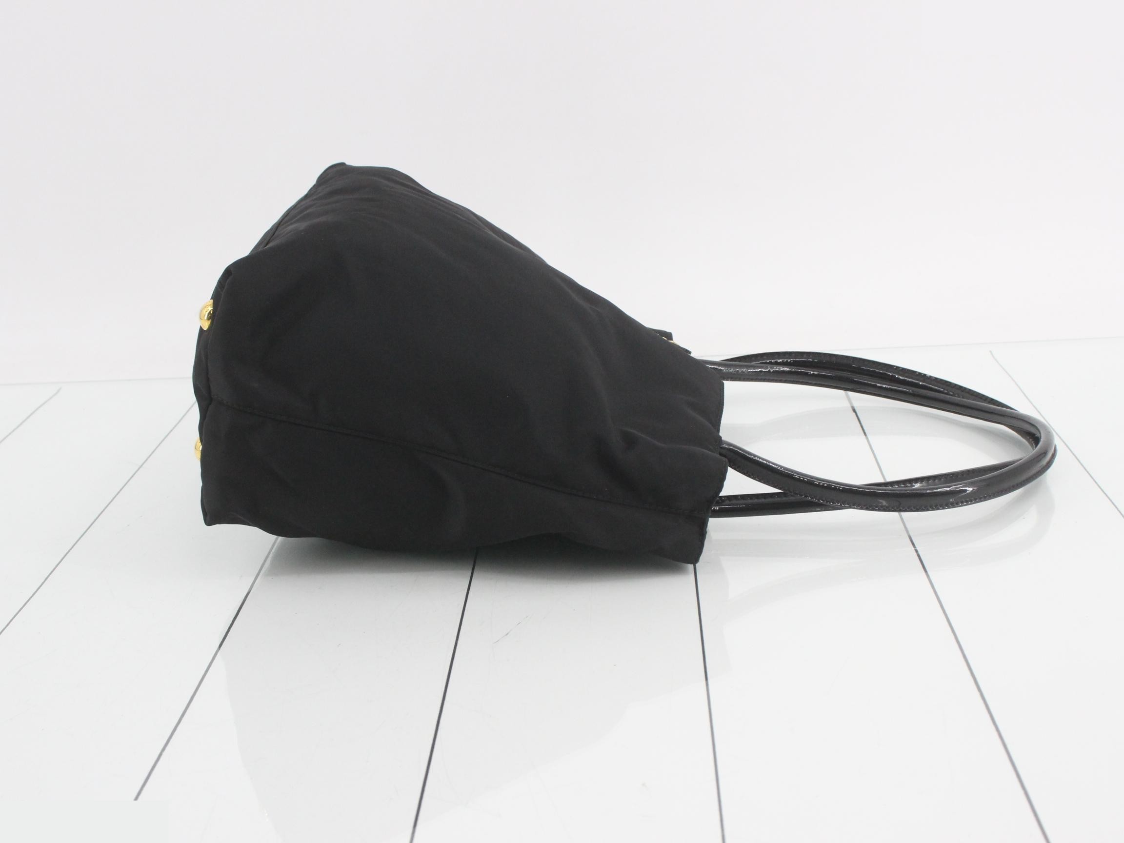 Tessuto tote bag, black — view 3