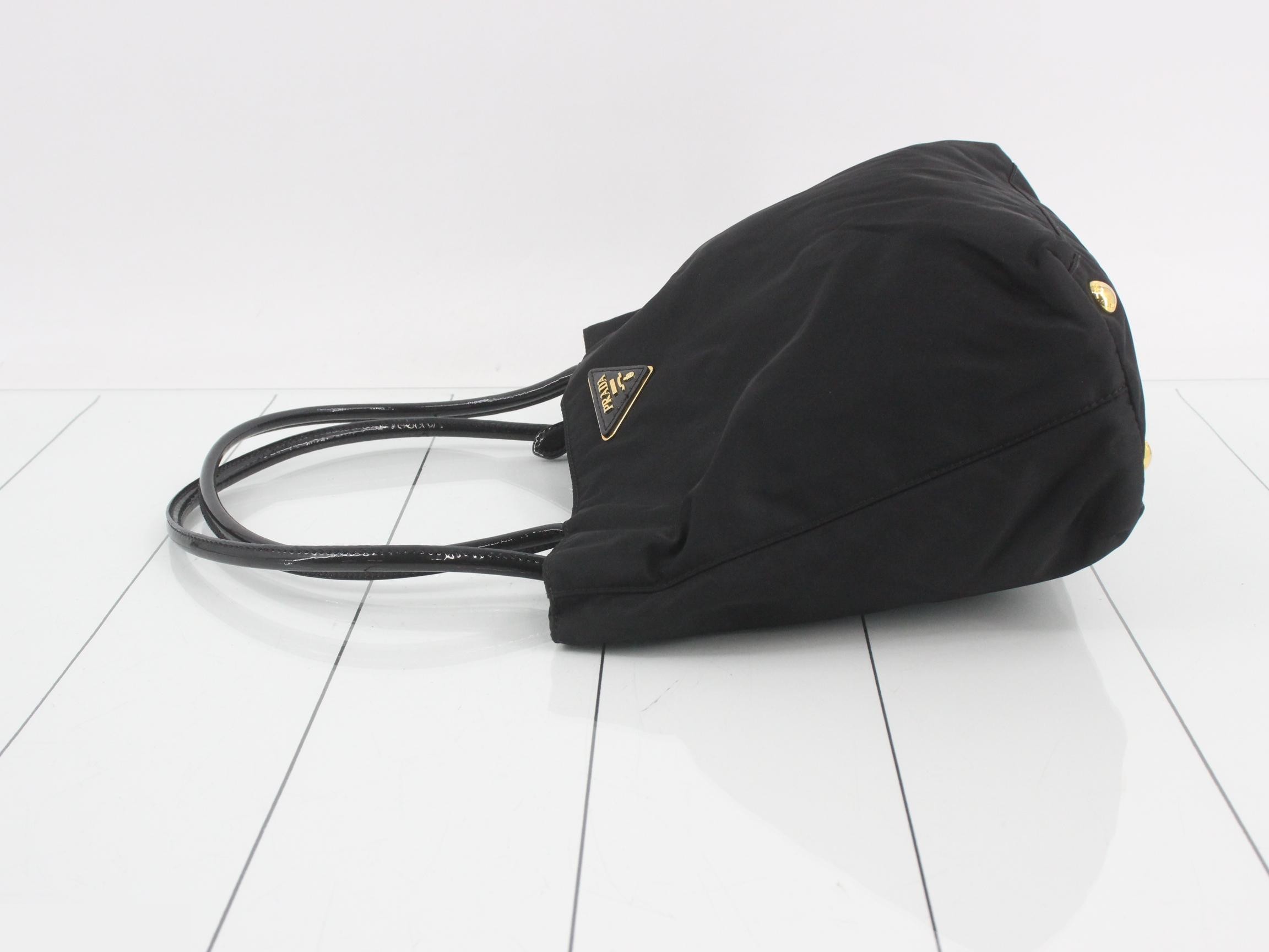 Tessuto tote bag, black — view 4