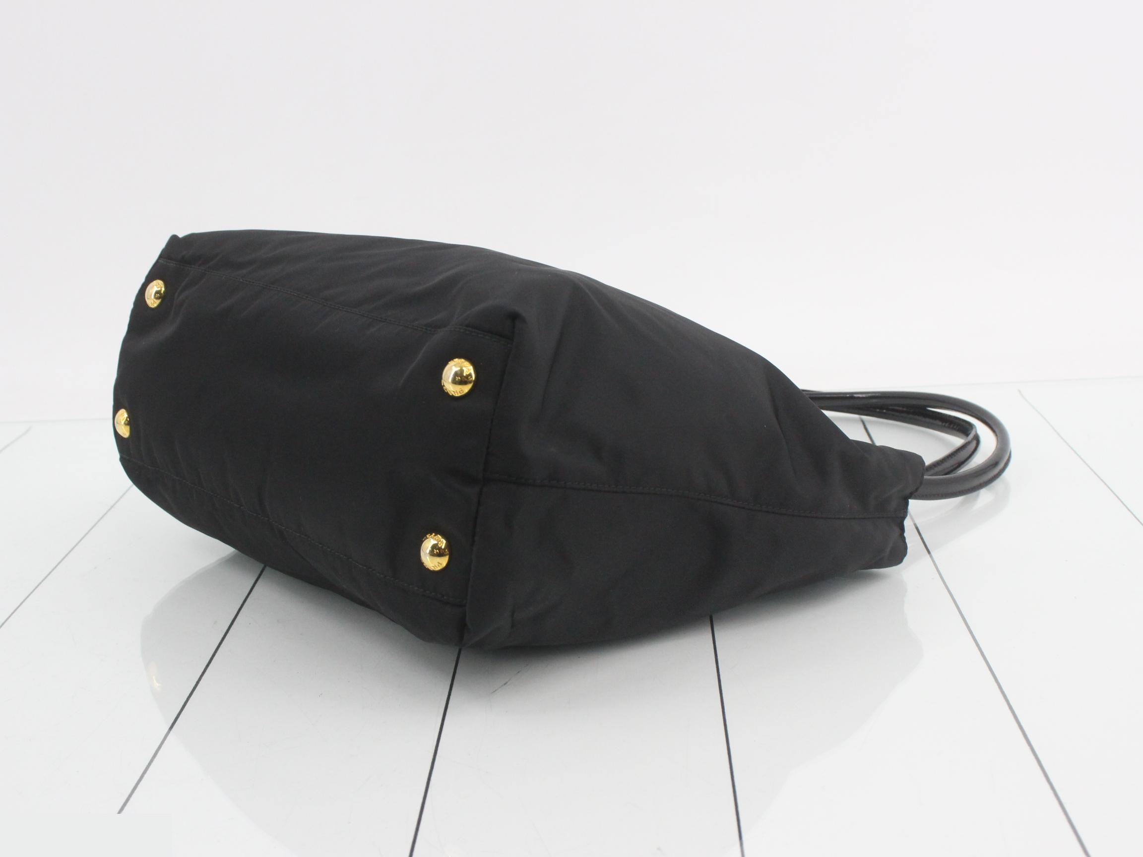 Tessuto tote bag, black — view 6