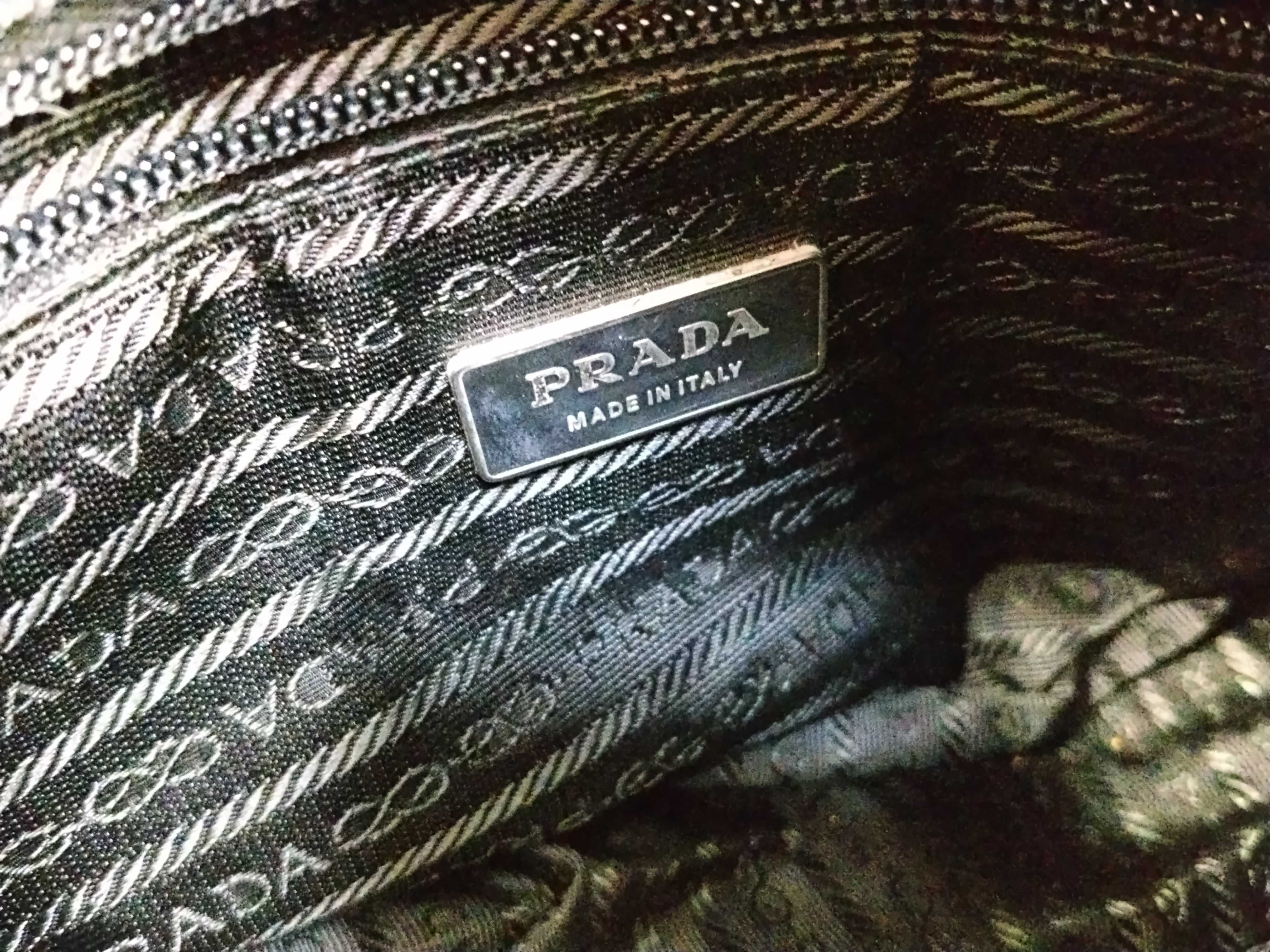 Nylon Shoulder Bag, Black Nylon Shoulder Bag — view 11