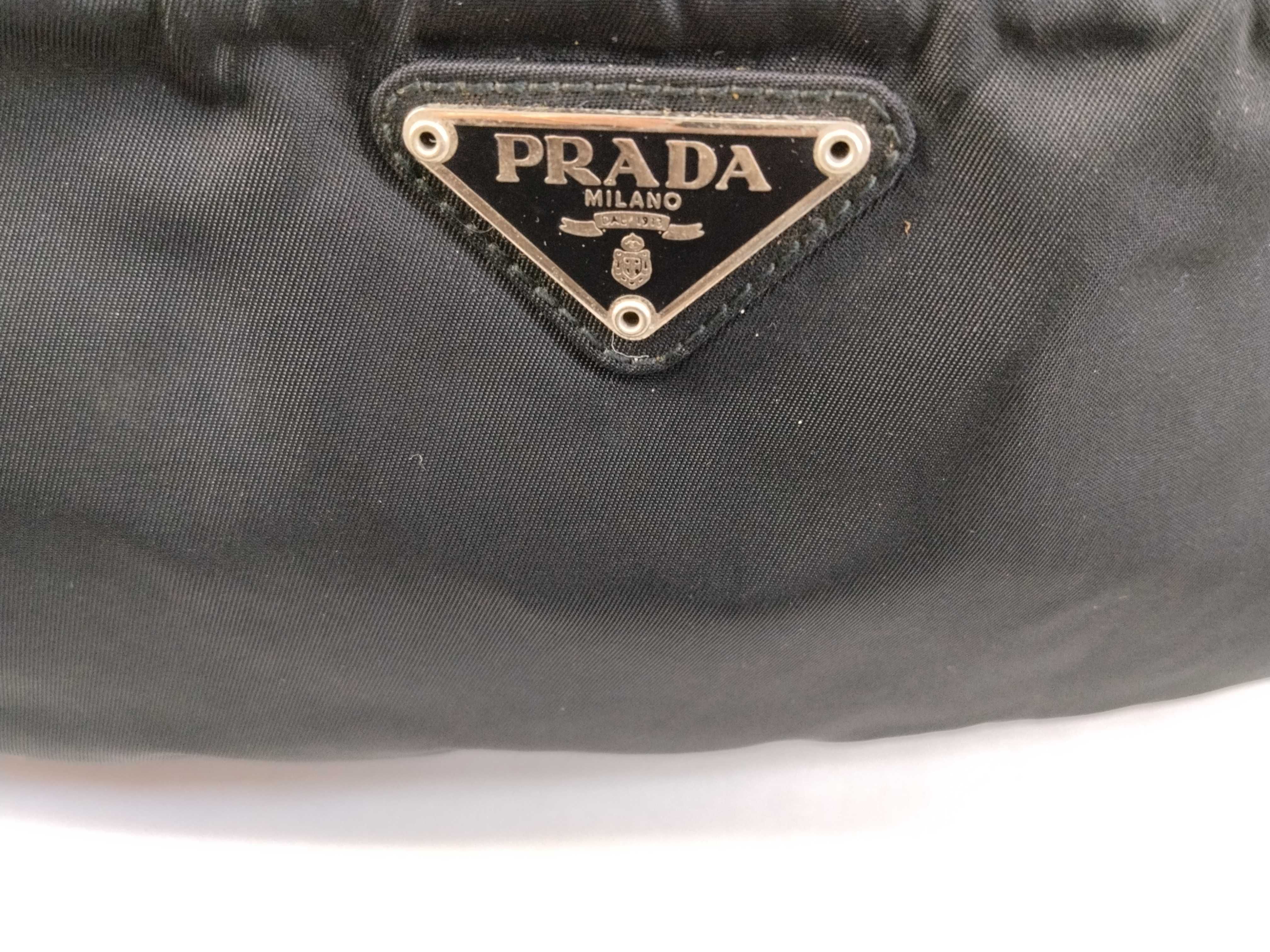 Nylon Shoulder Bag, Black Nylon Shoulder Bag — view 14