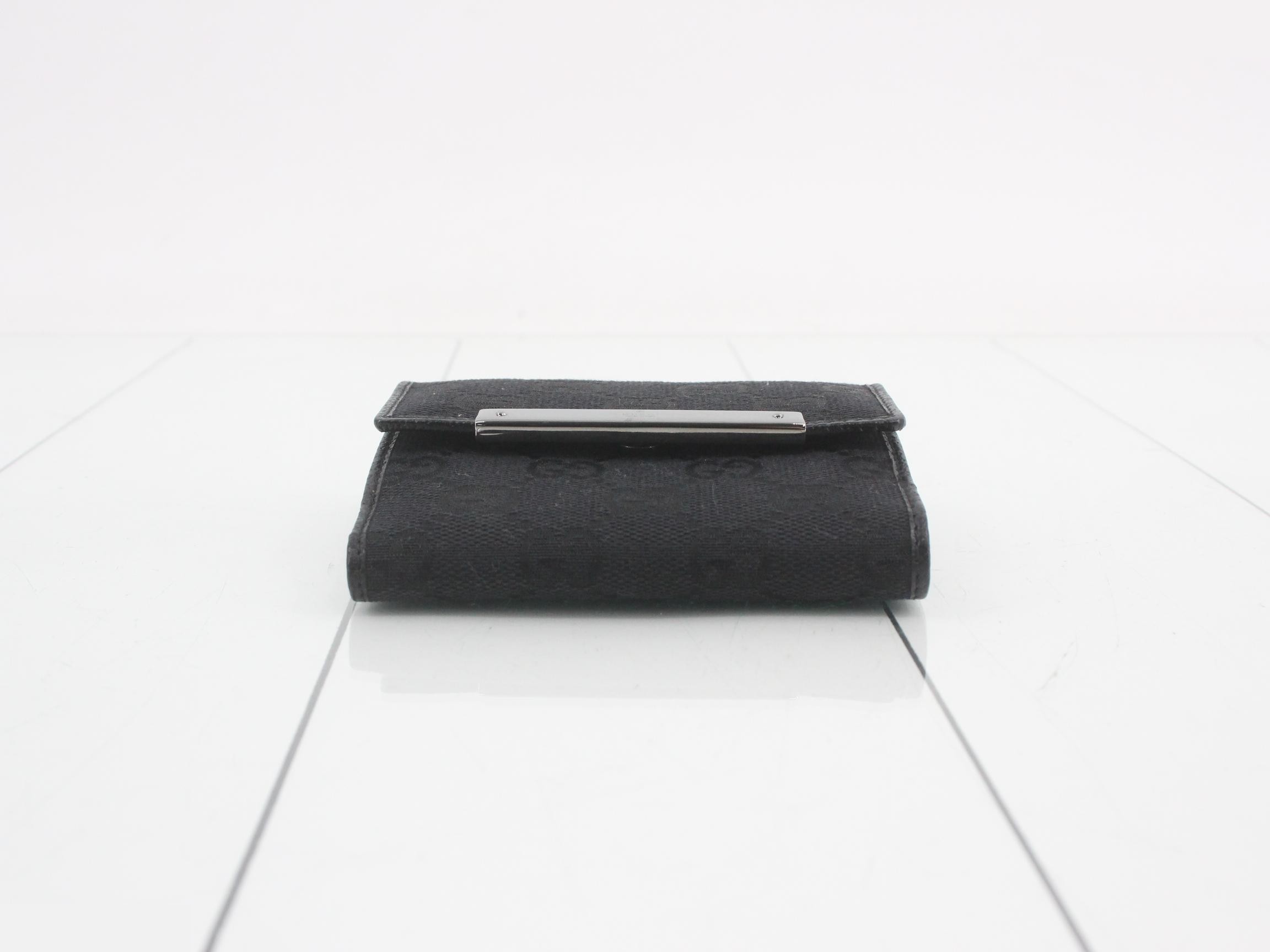 GG Canvas Folding Wallet — view 3