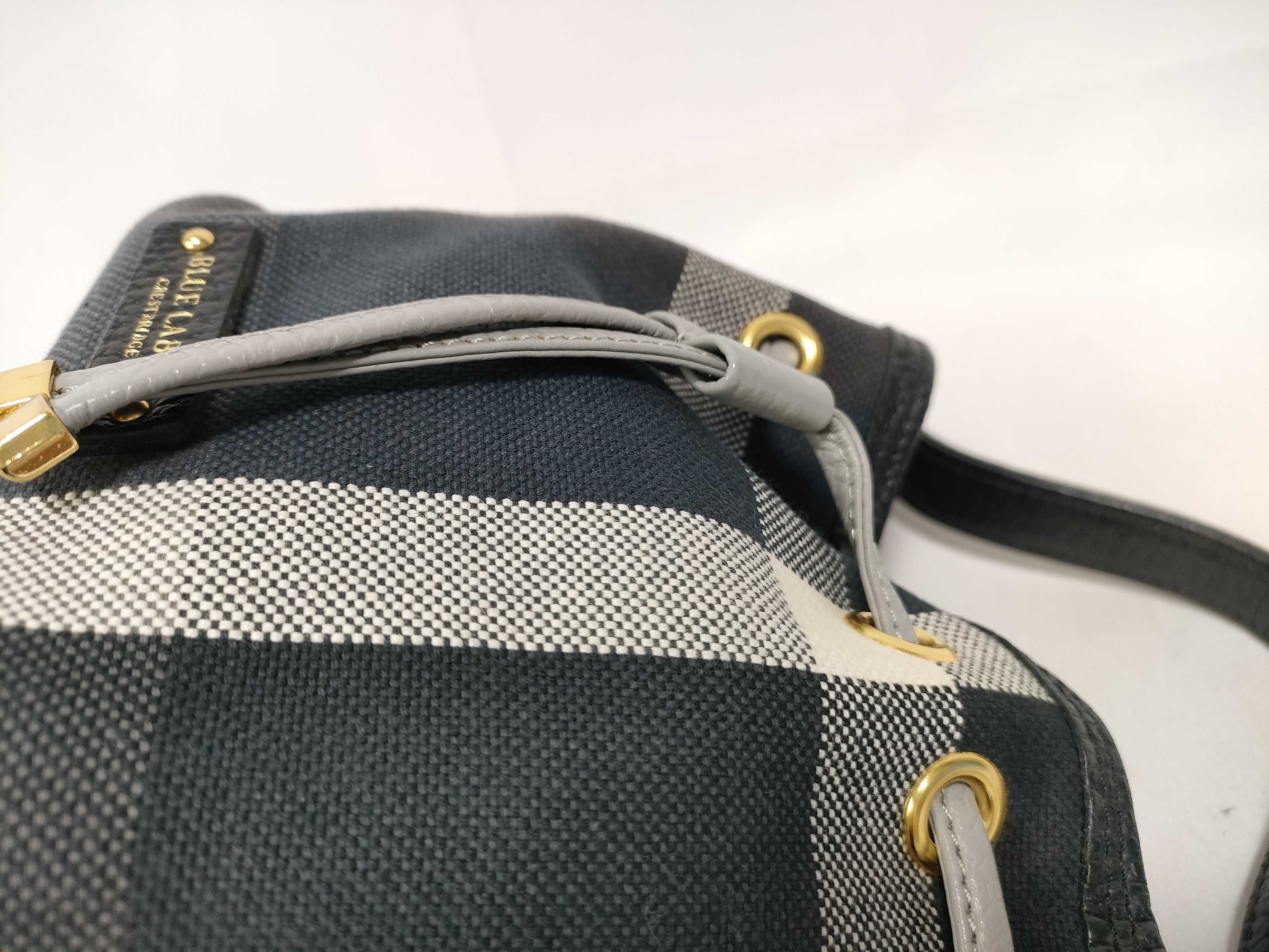 Blue Label Nova Check Drawstring 2-Way Shoulder Bag with Strap — view 7