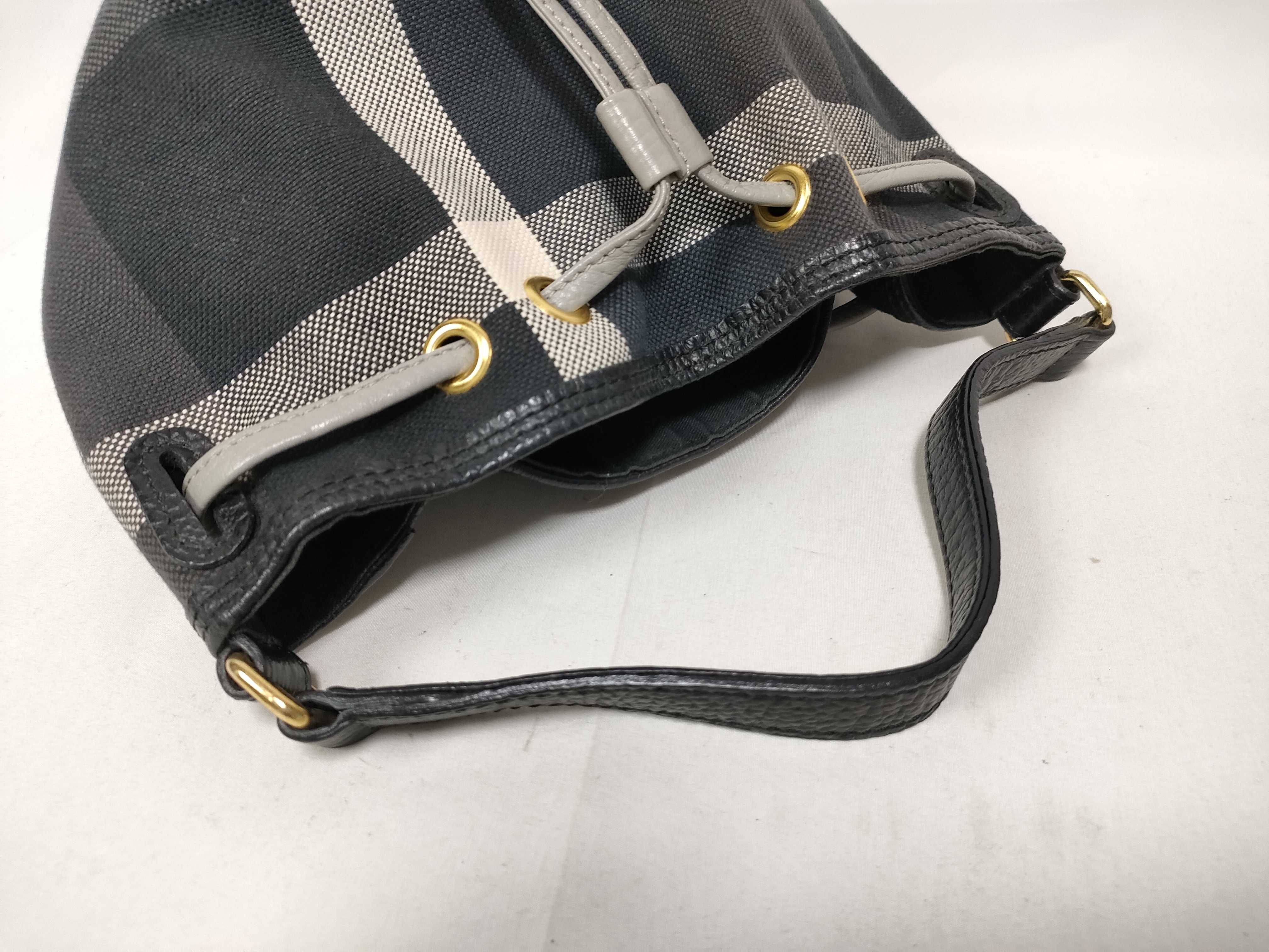Blue Label Nova Check Drawstring 2-Way Shoulder Bag with Strap — view 9