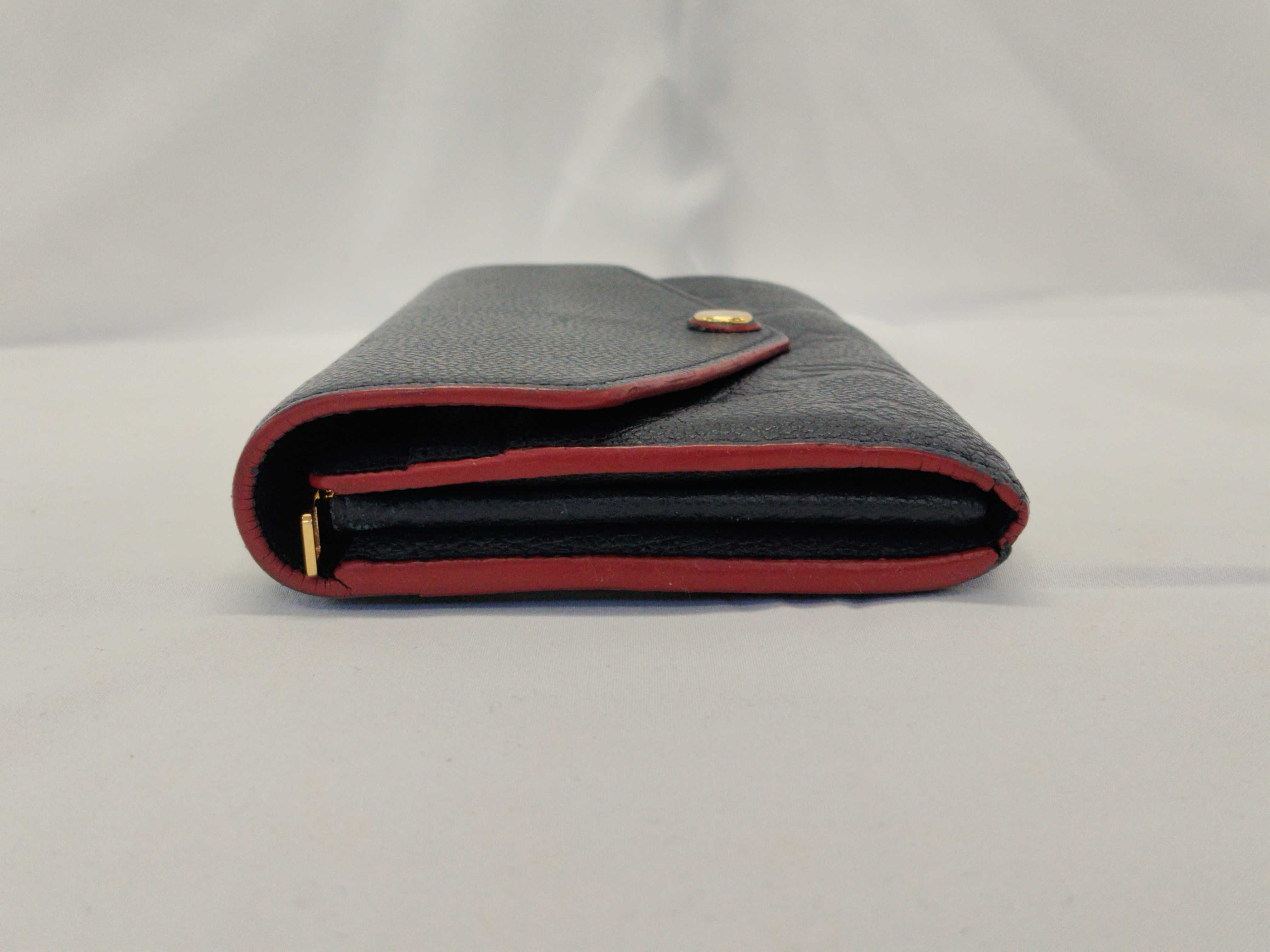 Monogram Empreinte Portefeuille Sarah Marine Rouge M62125 Wallet — view 7