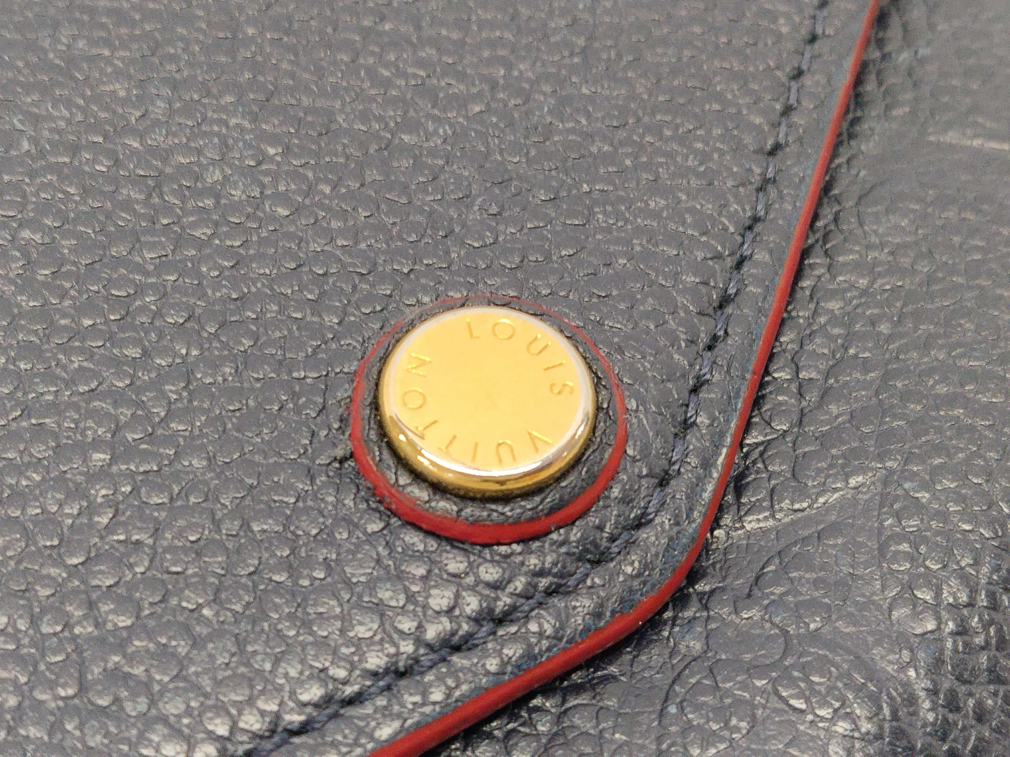 Monogram Empreinte Portefeuille Sarah Marine Rouge M62125 Wallet — view 8