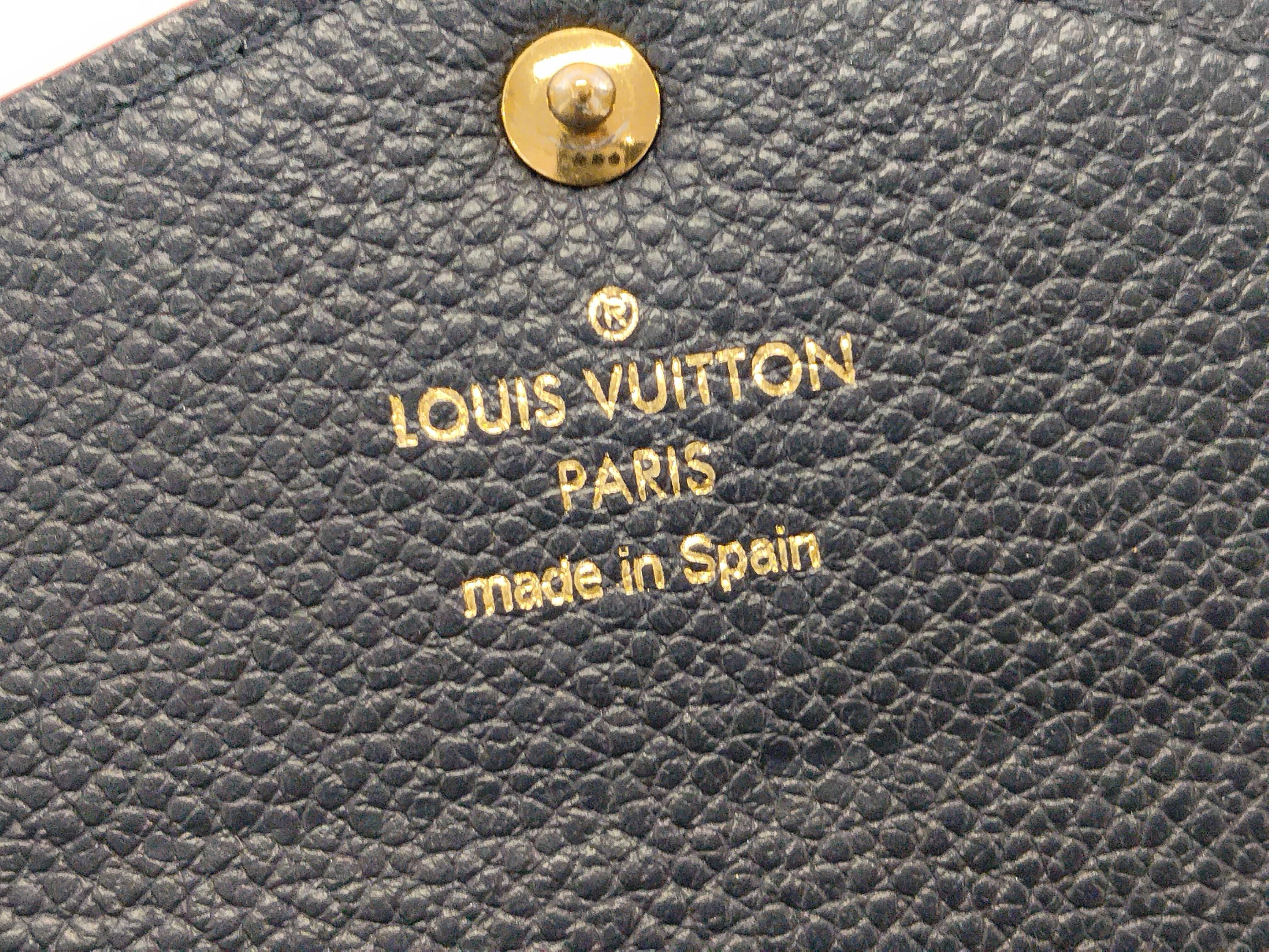 Monogram Empreinte Portefeuille Sarah Marine Rouge M62125 Wallet — view 10