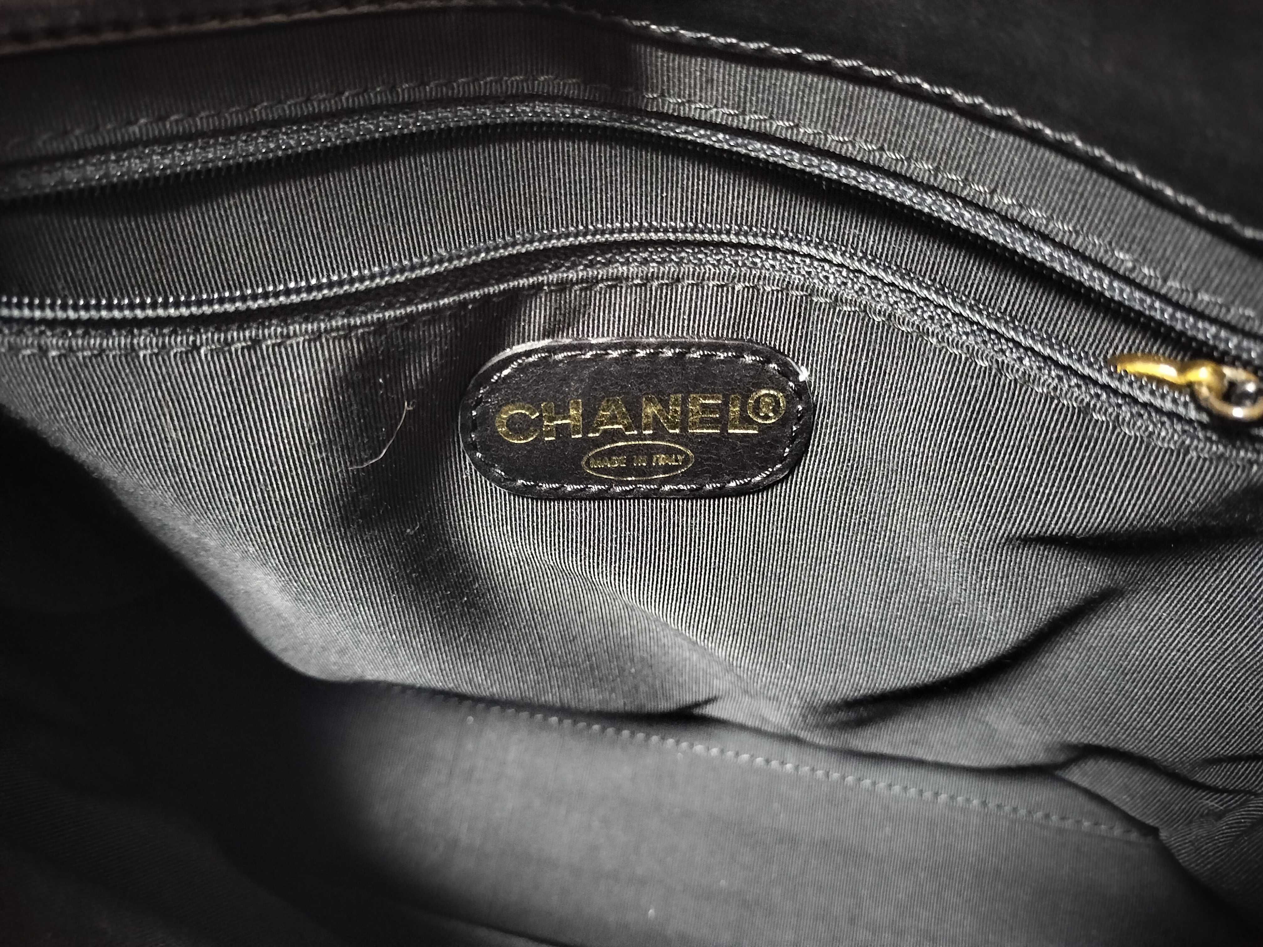 Coco Mark Leather Tote Bag — view 12