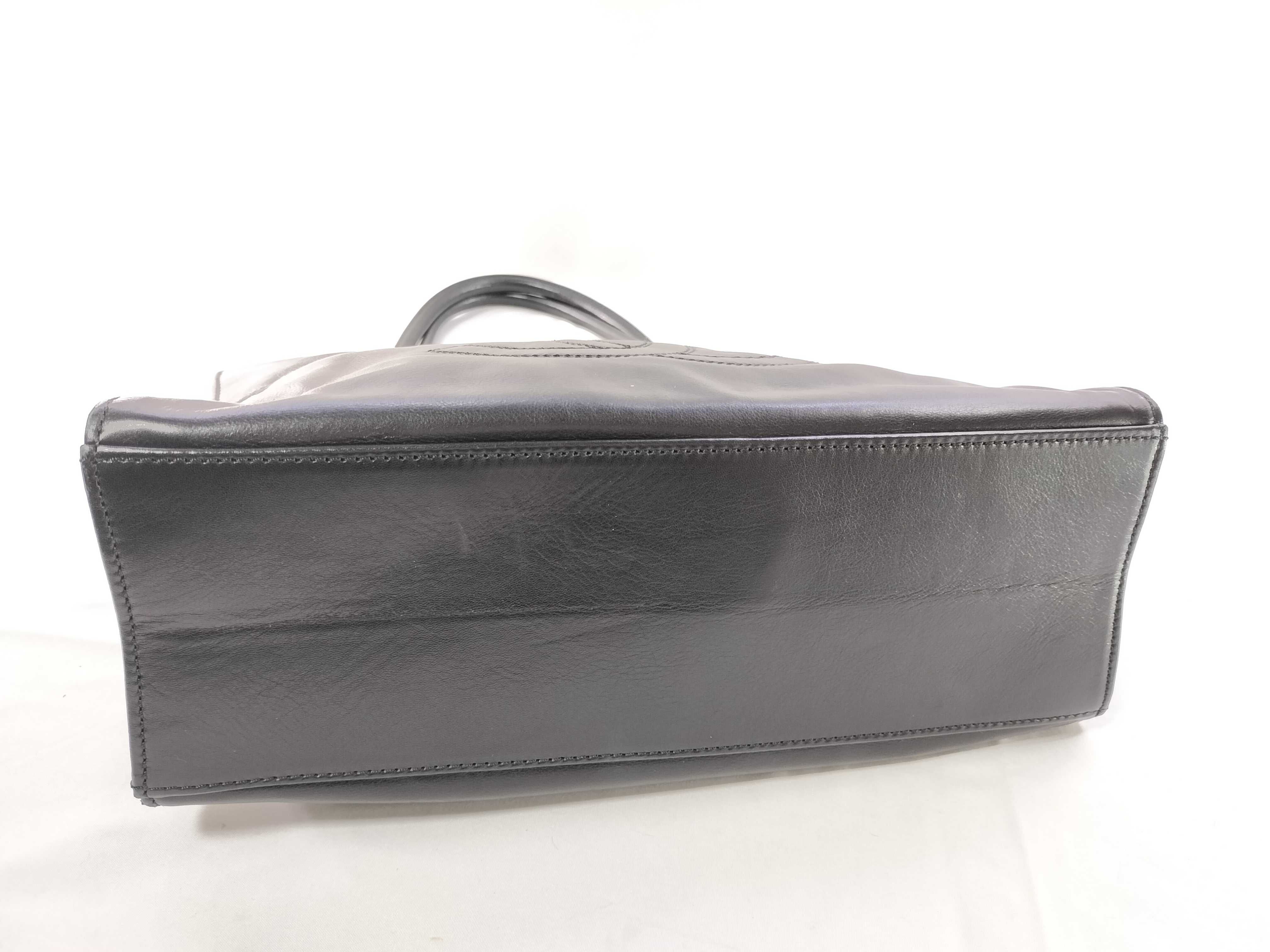 Coco Mark Leather Tote Bag — view 7