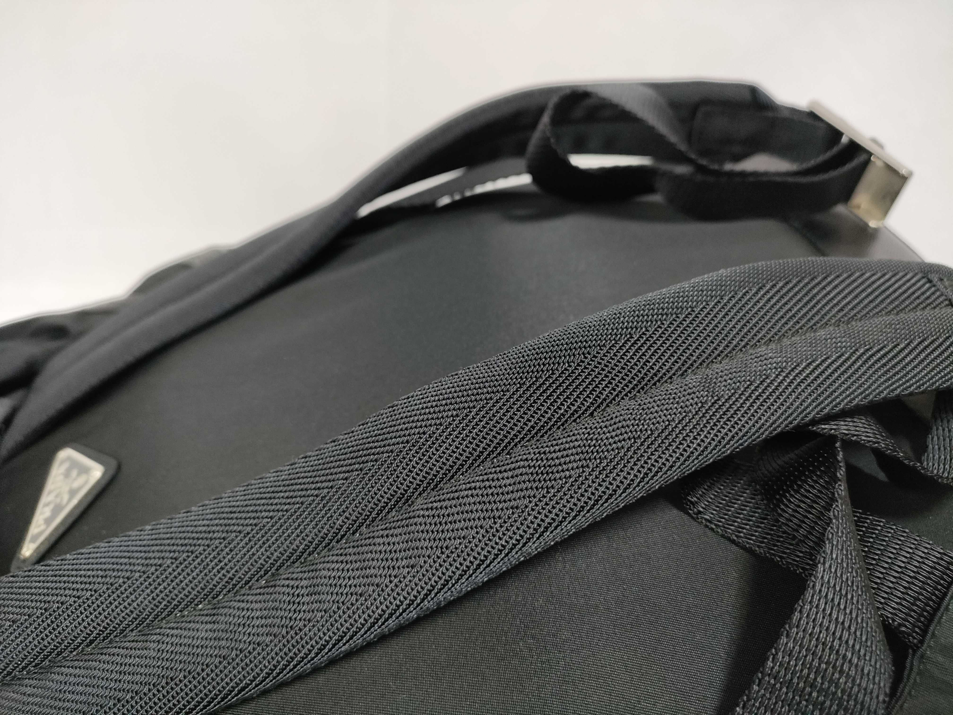 Triangle Logo Nylon Backpack — view 8